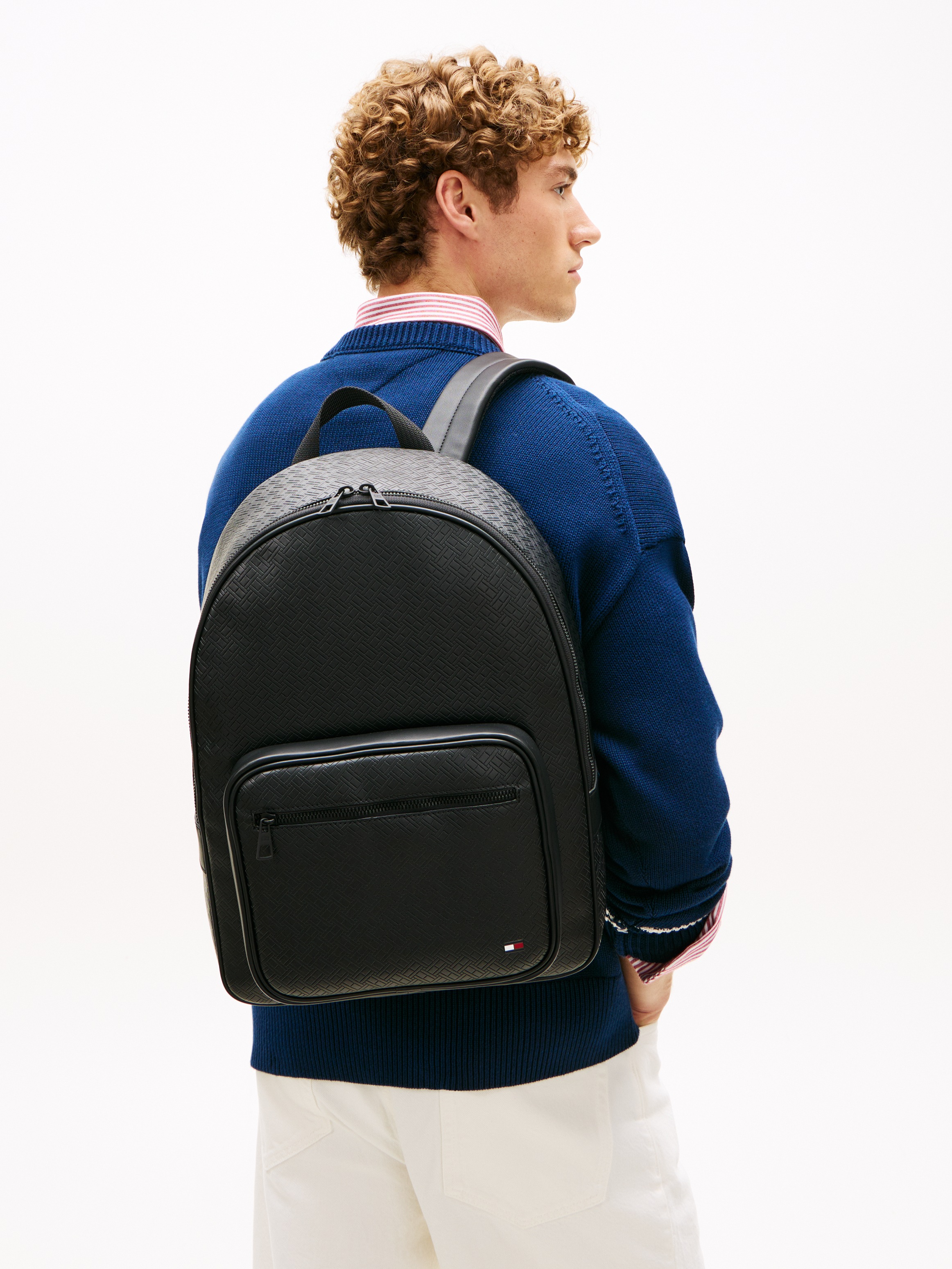 Tommy Hilfiger Rucksack "TH EMBOSSED FLAG BACKPACK" Unisex Freizeitrucksack günstig online kaufen