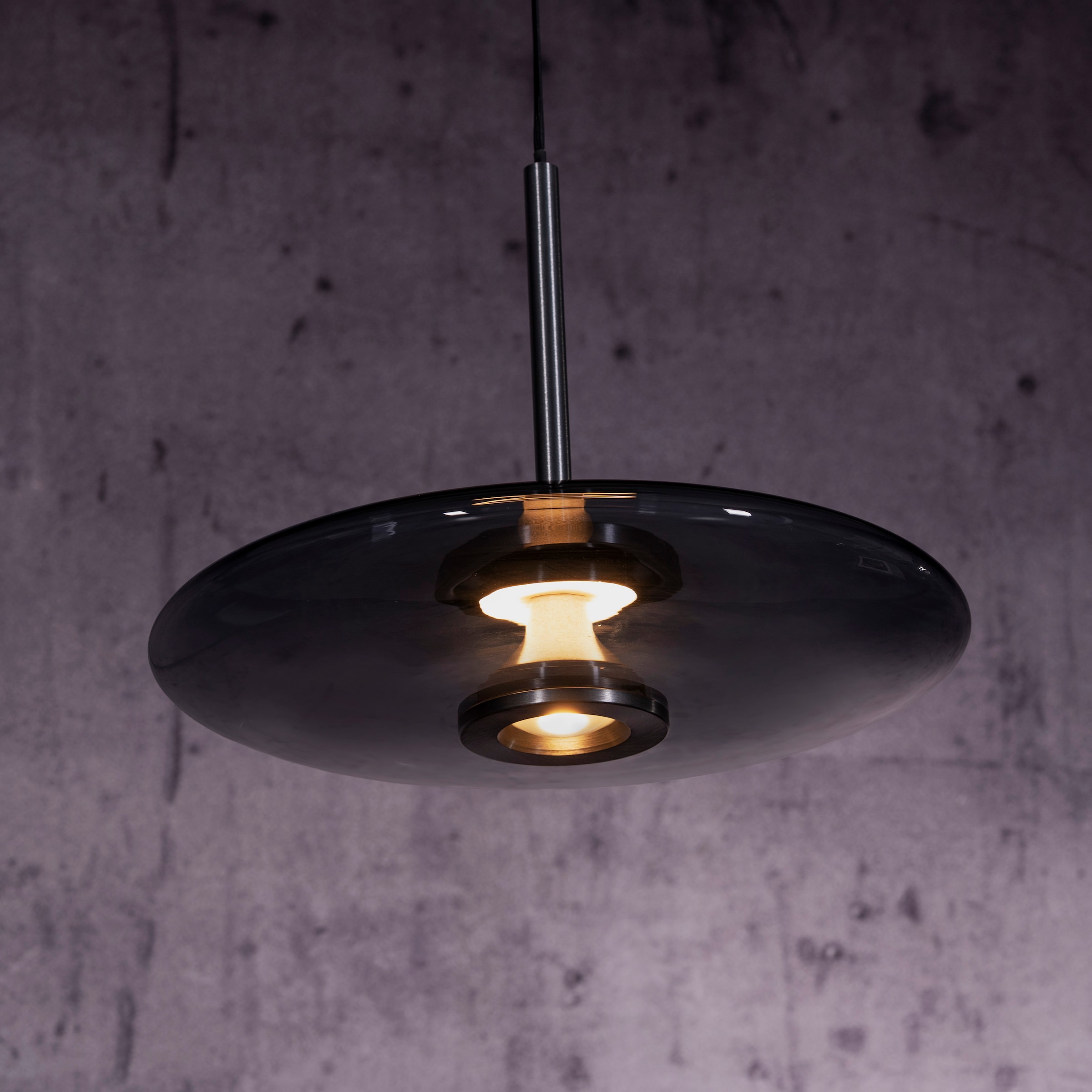 Neuhaus PURE LED Pendelleuchte »PURE E-Vitrum« LED-Board 1 Stk. warmweiß - kaltweiß e-LIFT®-Funktion, CCT, dimmbar über Fernbedíenung