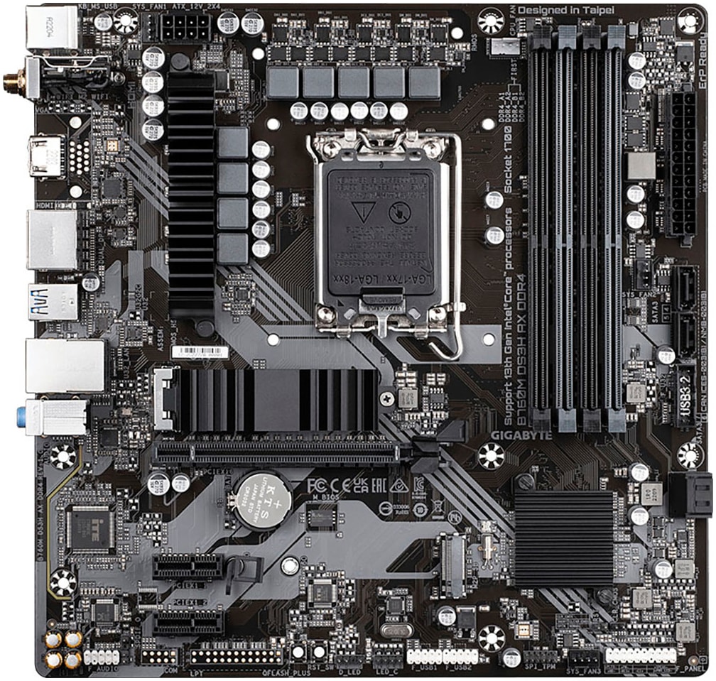Gigabyte Mainboard »B760M DS3H AX DDR4«