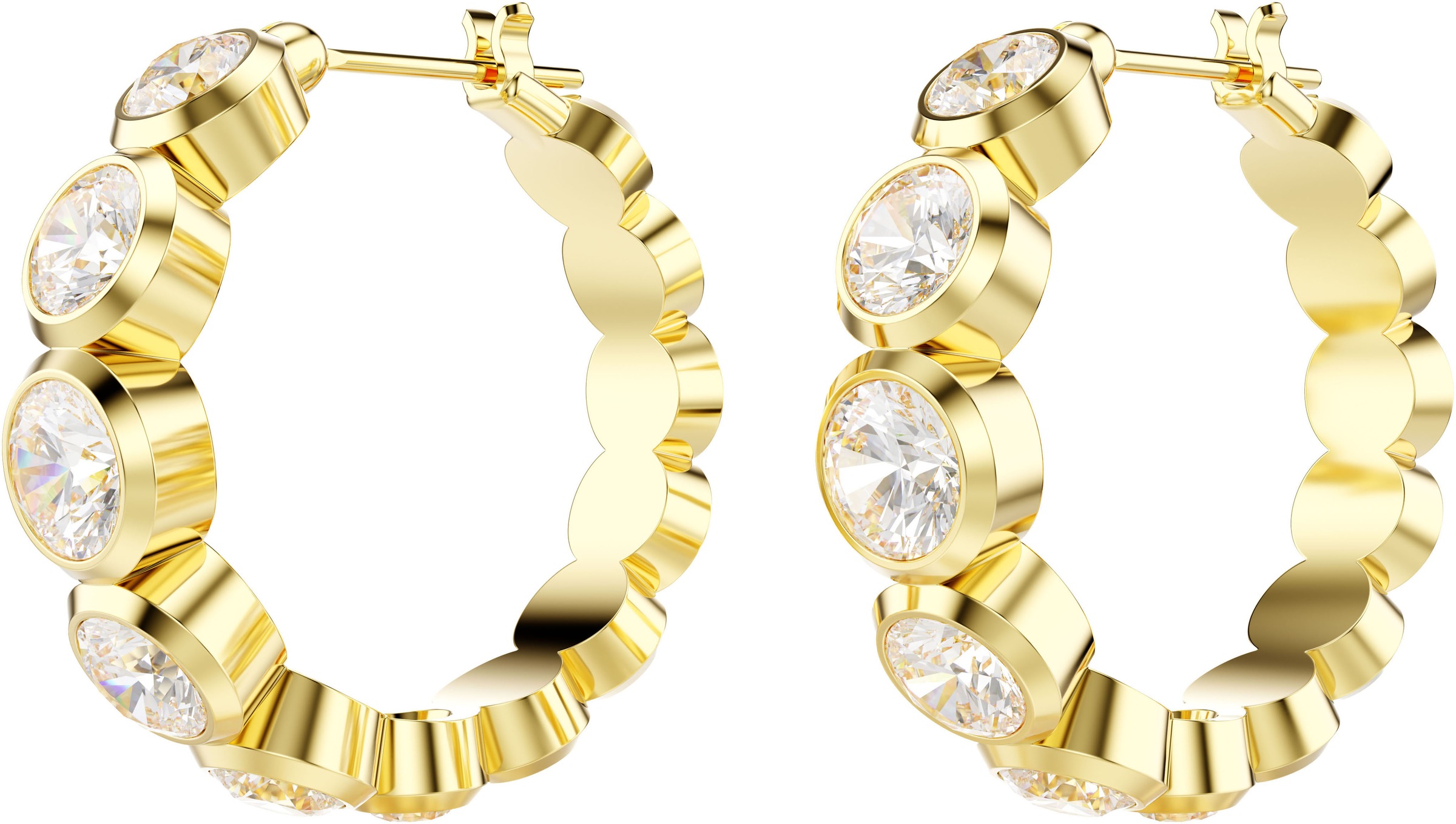 Swarovski Paar Creolen »Schmuck Geschenk Imber Kreolen, 5711483«, mit Swarovski® Zirkonia (synth.)