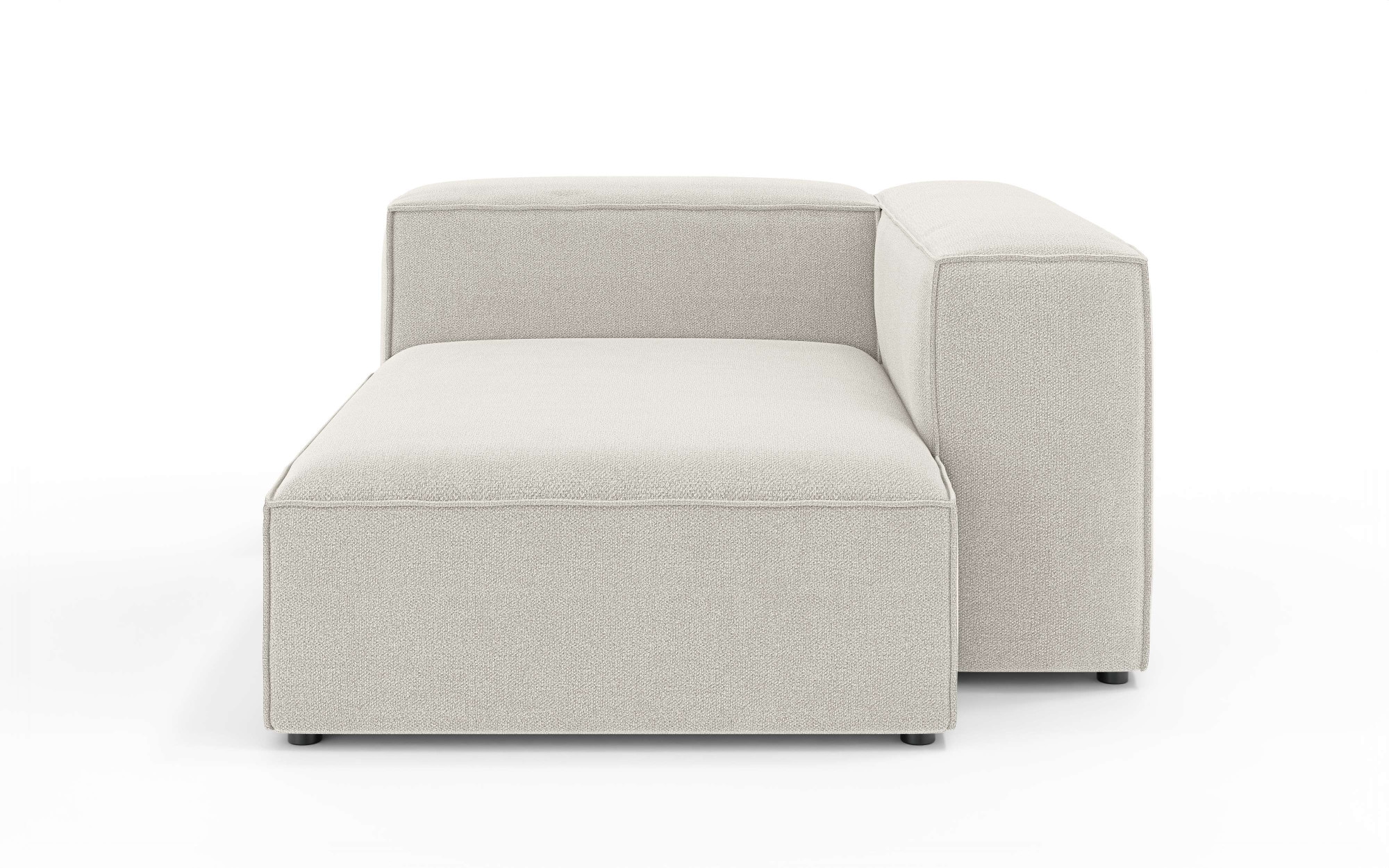 INOSIGN Ottomane »XL HAILY links/rechts bestellbar, extra tief, Maße B/T/H: 130/160/72cm«, als Modul oder separat verwendbar, für individuelle Zusammenstellung
