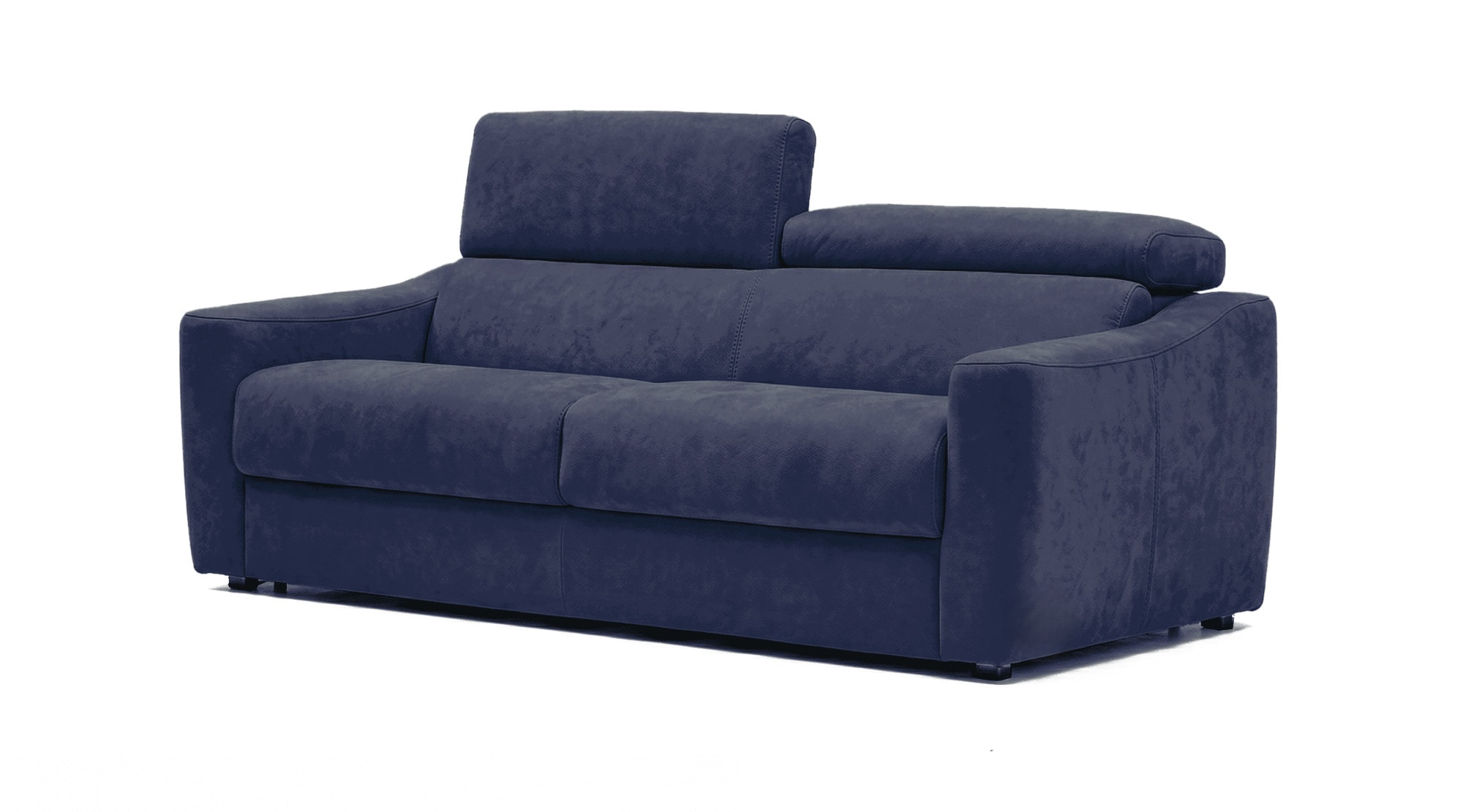 Egoitaliano Schlafsofa "STRIKE, Made in Italy-Designsofa mit Dauerschlaffunktion,Breite 195 cm" Bettsofa, Luxus-Microfaser Lederoptik mit verstellbaren Kopfstützen