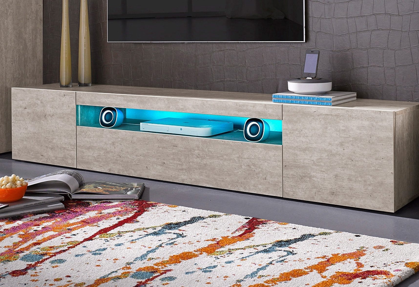 Home affaire Lowboard "Egypt" Breite 200 cm günstig online kaufen