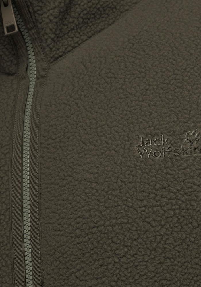 Jack Wolfskin Fleecejacke »LITE CURL FZ M« Atmungsaktiv, leicht, Übergangsjacke