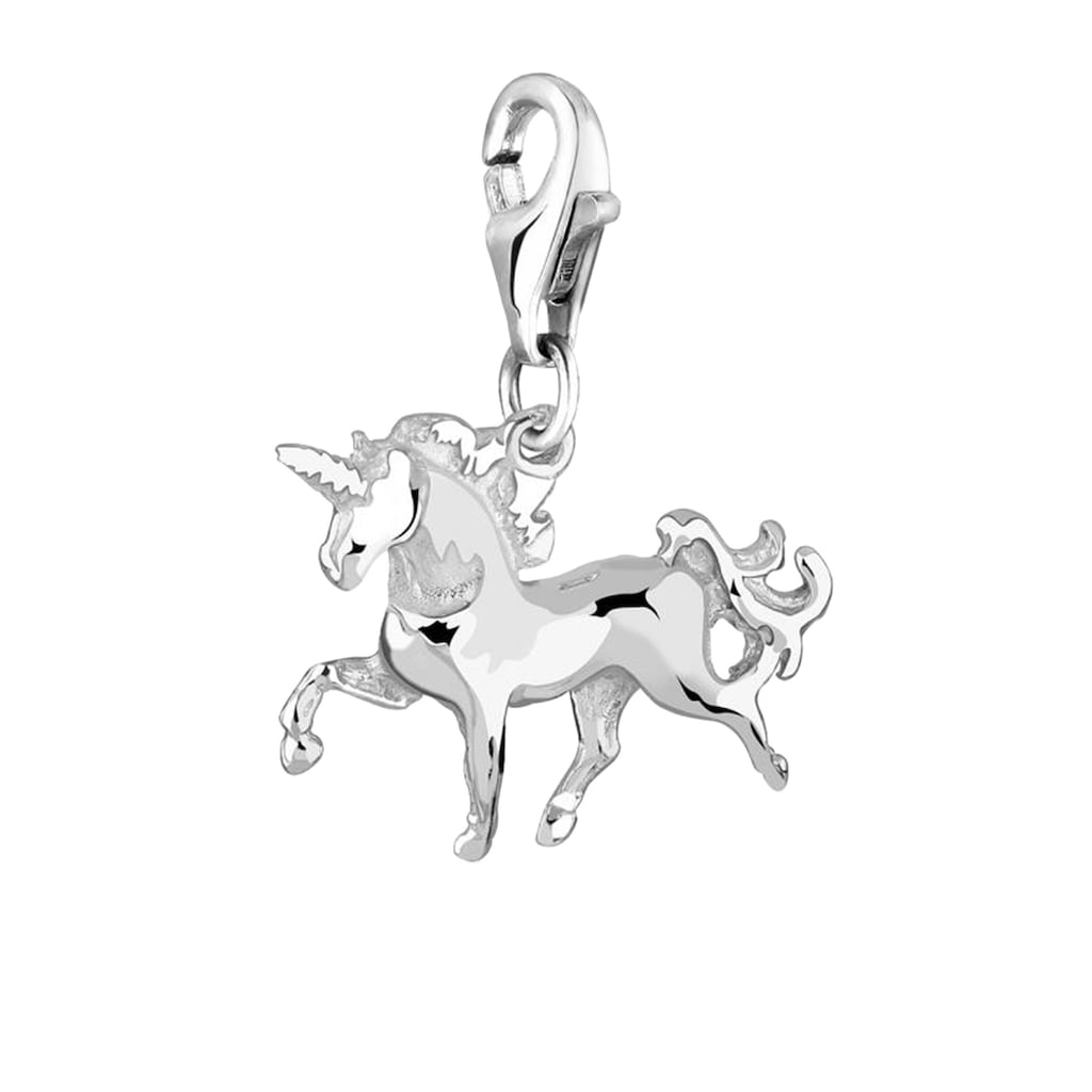 Nenalina Charm-Einhänger »Einhorn Anhänger Pferd Elfe Fabelwesen 925 Silber«