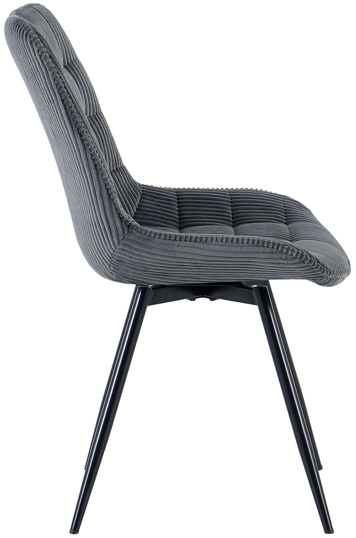 OTTO home Esszimmerstuhl »Catania« (Set) 2 Stk.bequemer Stuhl, 360 Grad drehbar in verschiedenen Stoffen und Farben.