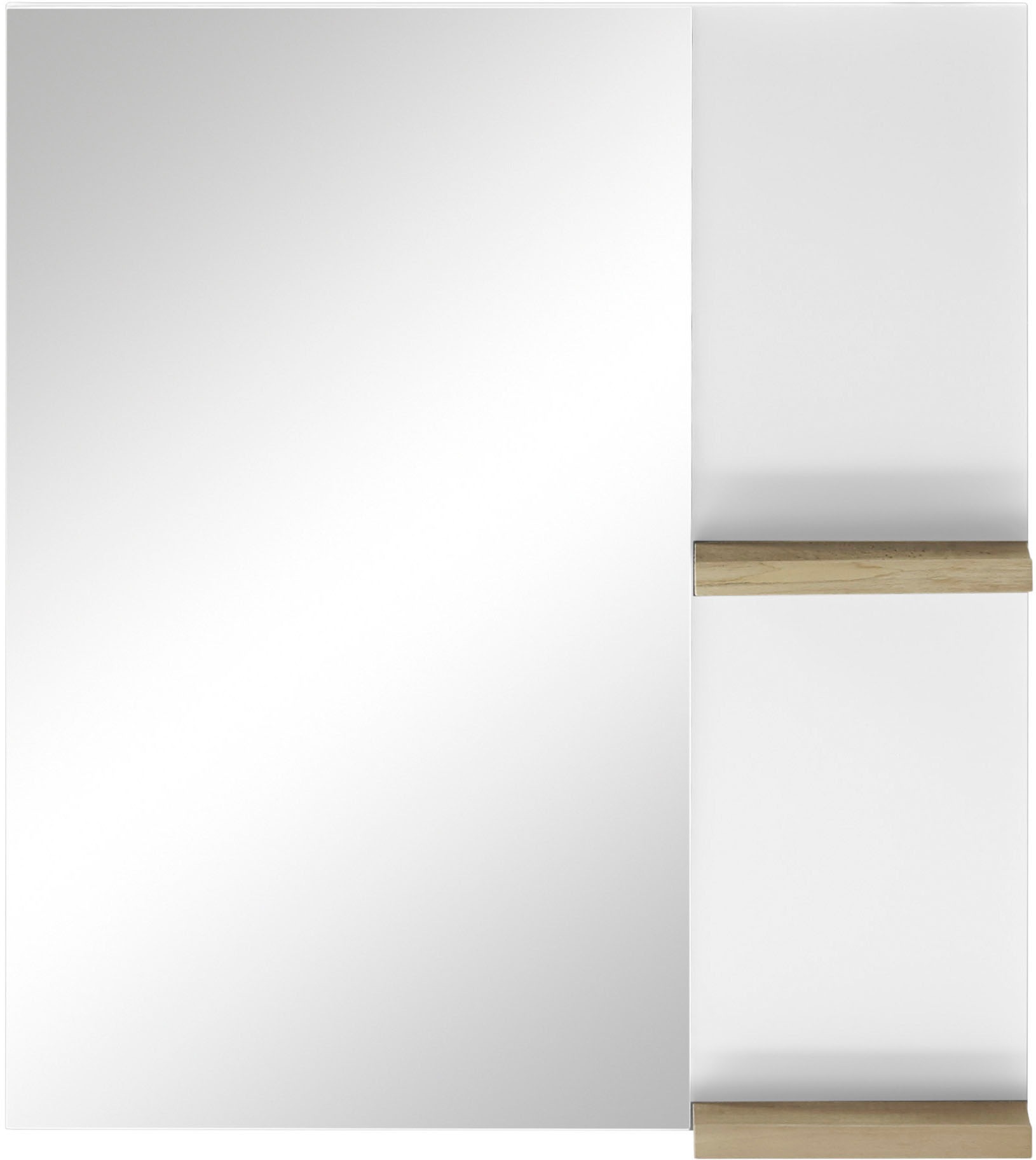 Thumbnail - Home affaire Badspiegel "SOLiD, Spiegel im modernen Design, Wandspiegel" in zwei Farben verfügbar, zwei Ablageböden