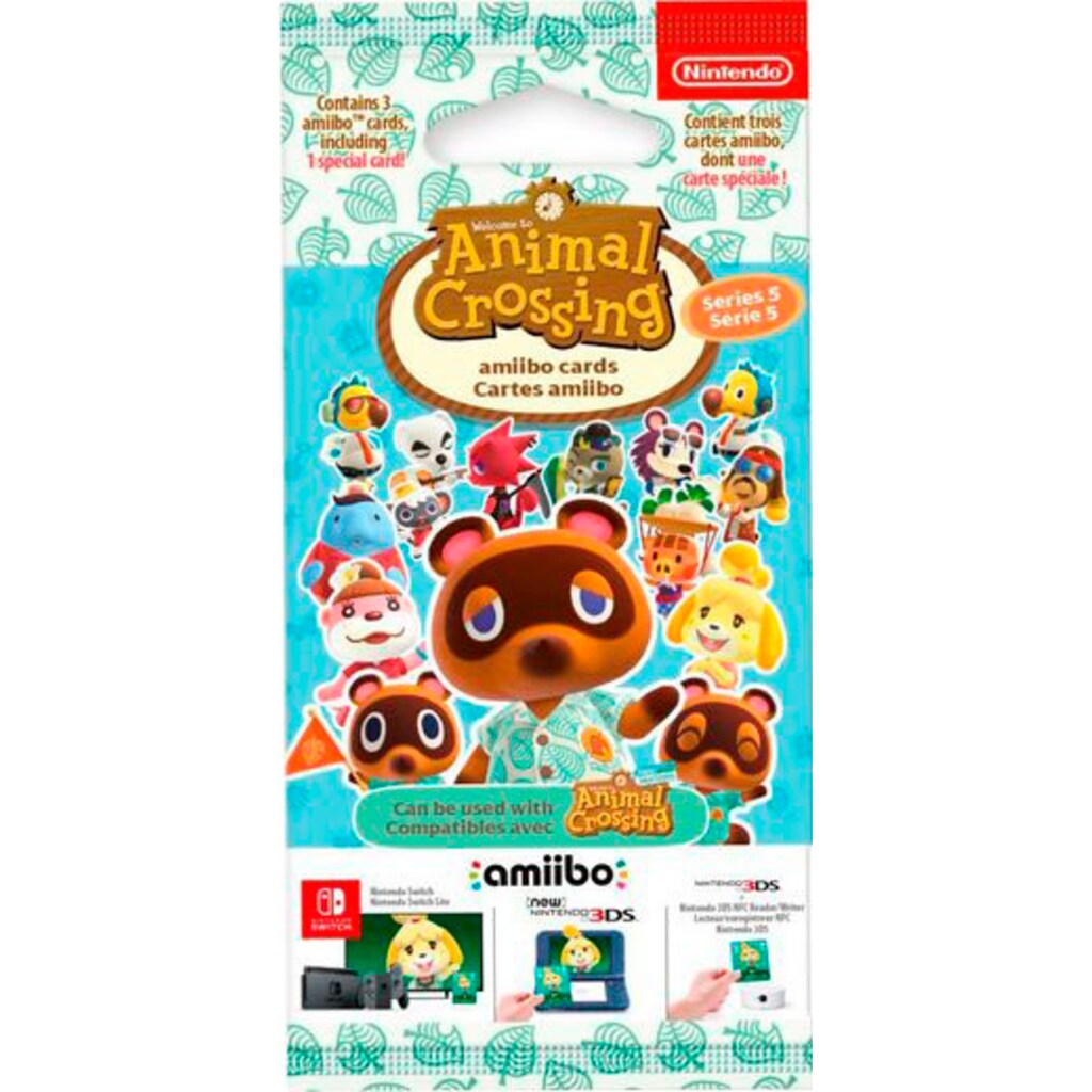 Nintendo Switch Spielesoftware »amiibo Karten 3 Stk. Animal Crossing (Vol. 5)«, Nintendo Switch