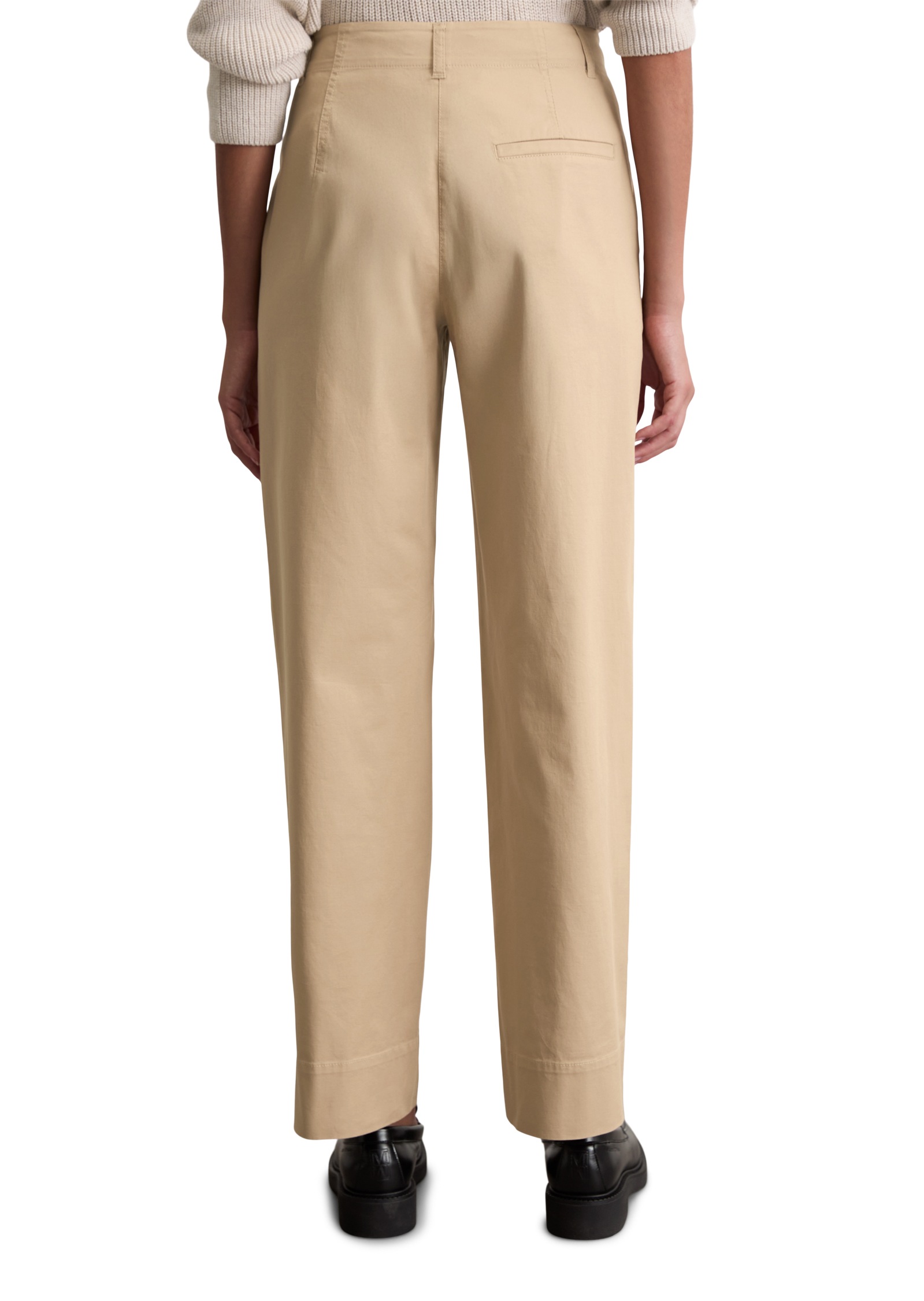 Marc OPolo Chinohose "Lande" weit, aus stretchigem Organic Cotton-Twill günstig online kaufen
