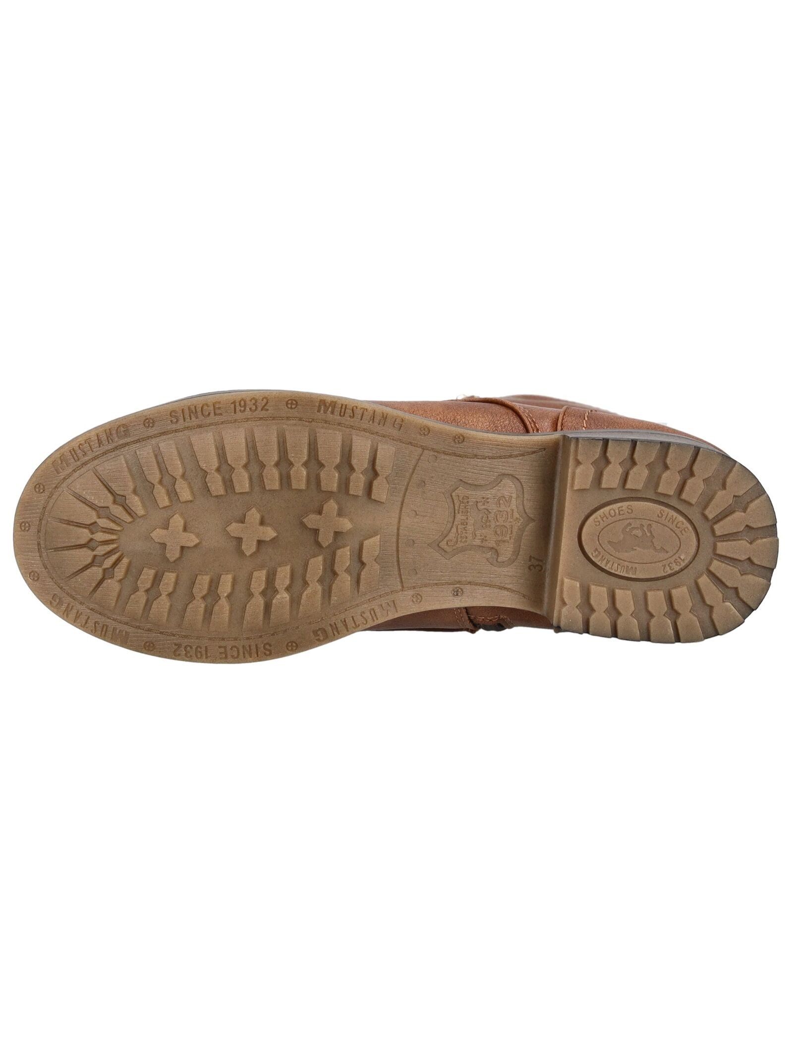 Mustang Shoes Schnürstiefelette »Mustang Shoes Stiefelette Lederimitat«