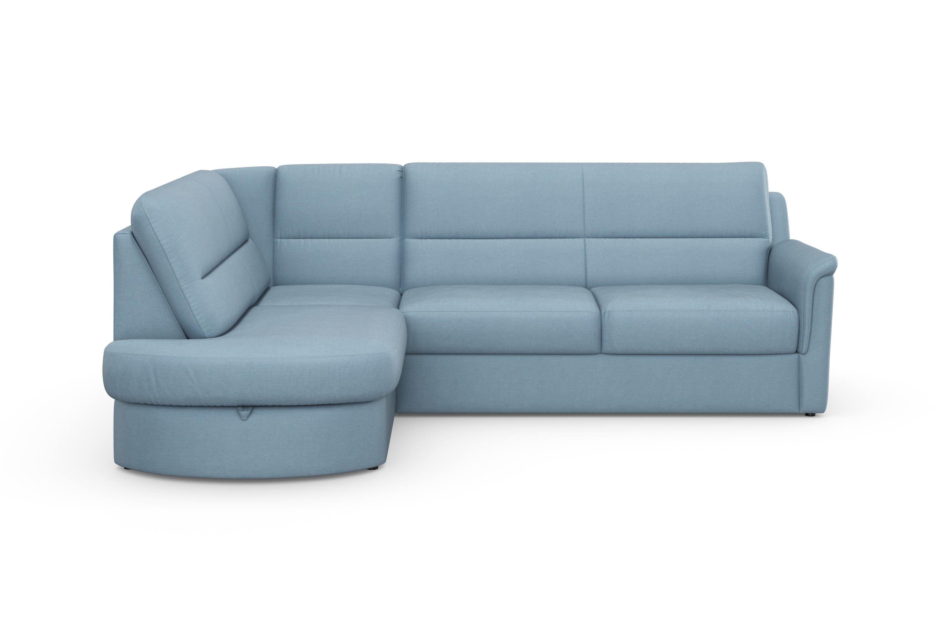 sit&more Ecksofa "Panini L-Form" wahlweise mit Schlaffunktion und Bettkasten