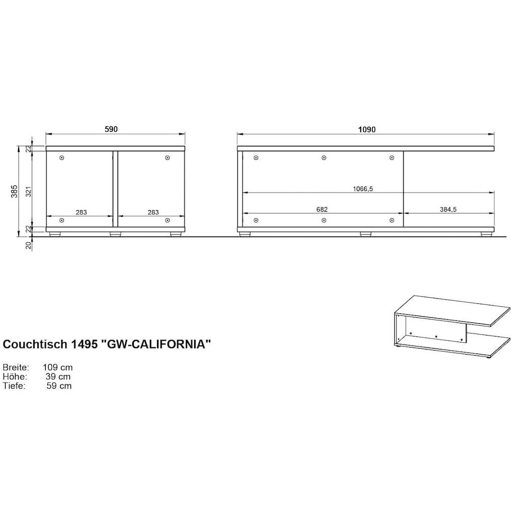 GERMANIA Wohnzimmer-Set »California«