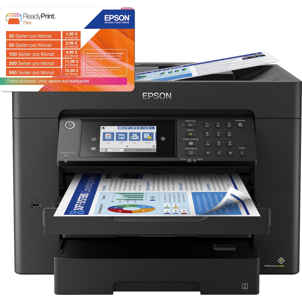 Epson Multifunktionsdrucker »WorkForce WF-7840DTWF«