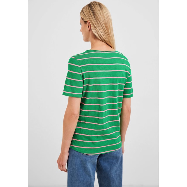 Cecil T-Shirt, in Flammgarnoptik für kaufen | BAUR