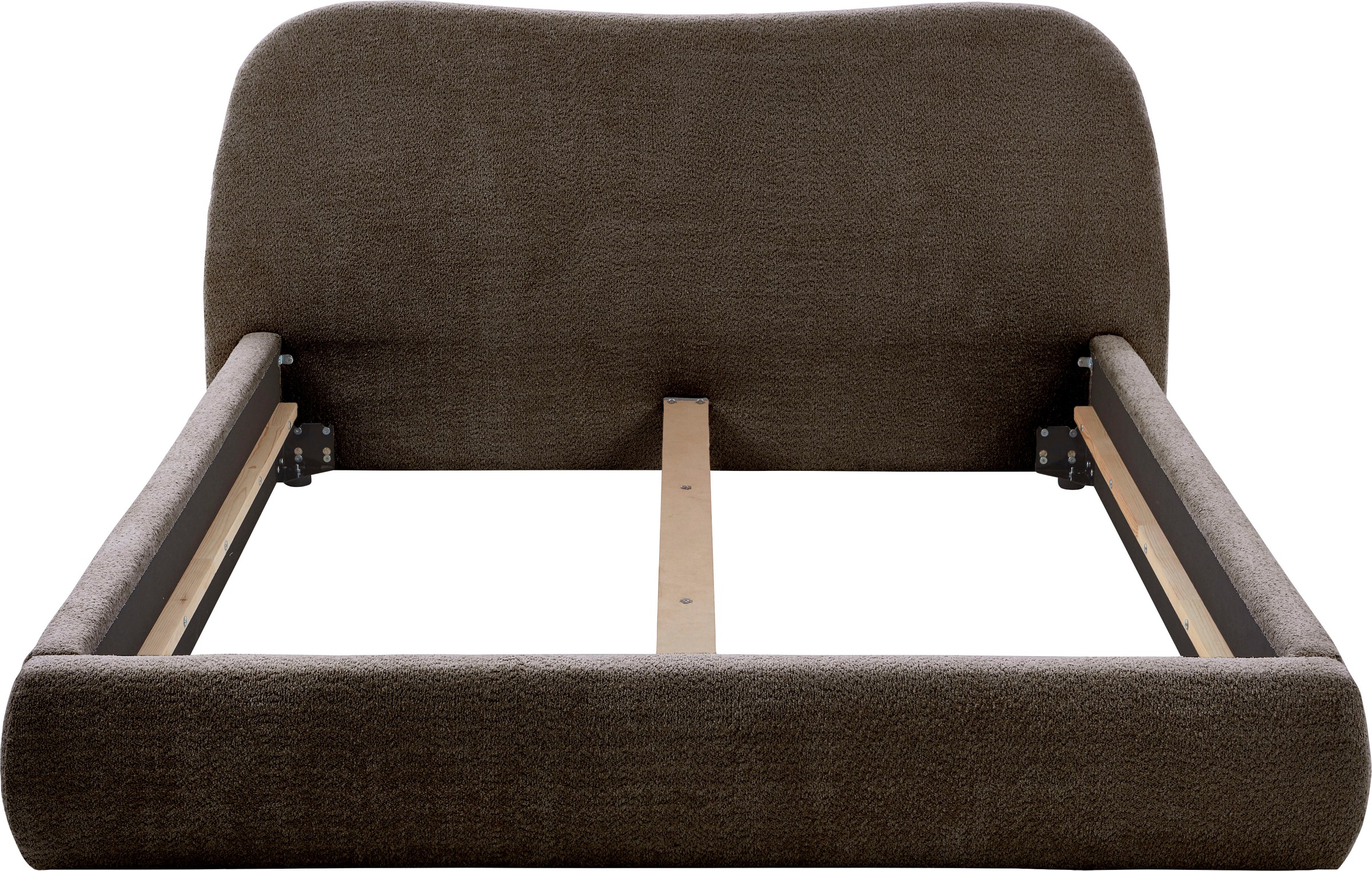 ATLANTIC home collection Polsterbett »Sophie« mit oder ohne Stauraum, hochwertiger Bouclé-Bezug