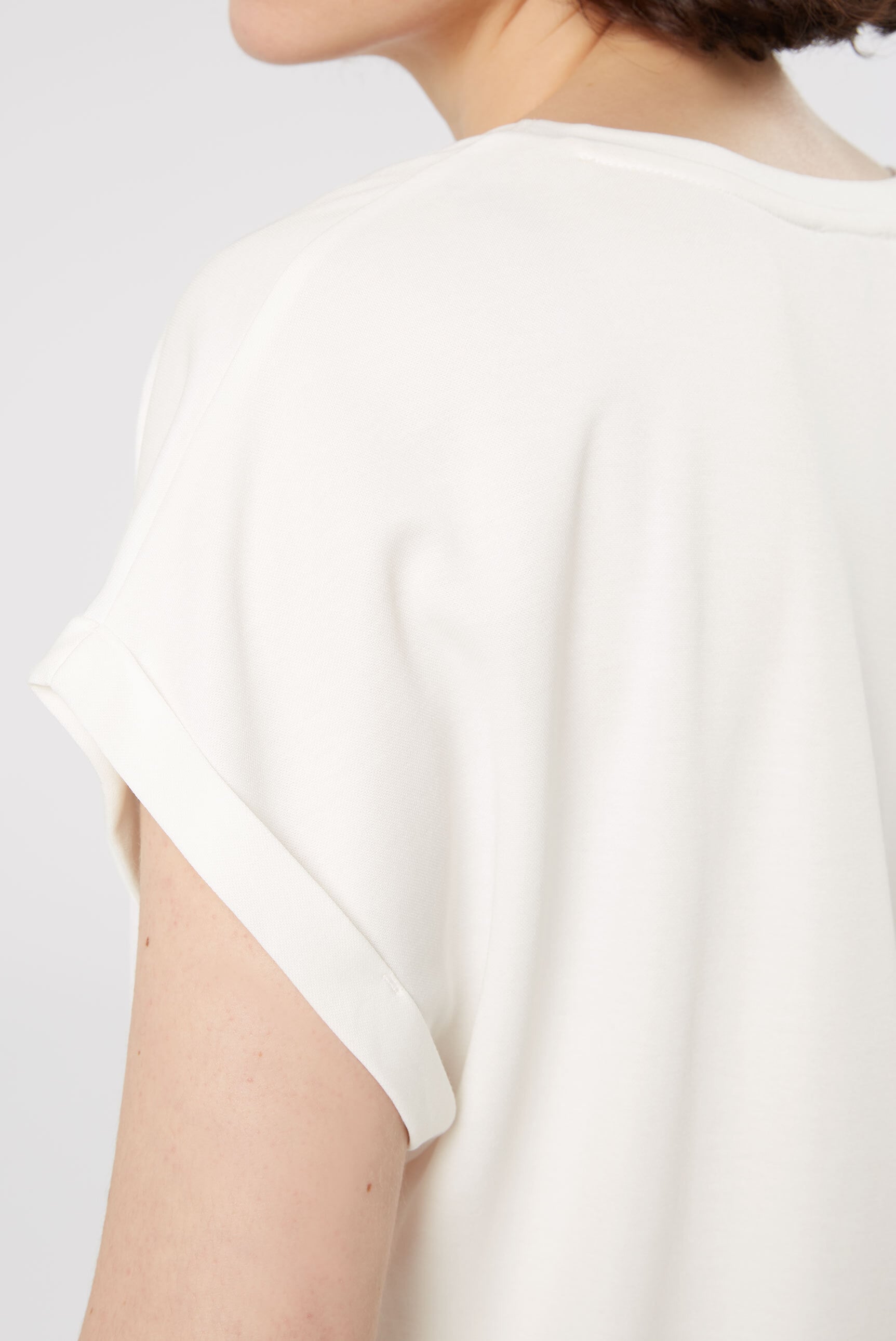 SENSES.THE LABEL Rundhalsshirt, mit Necktape