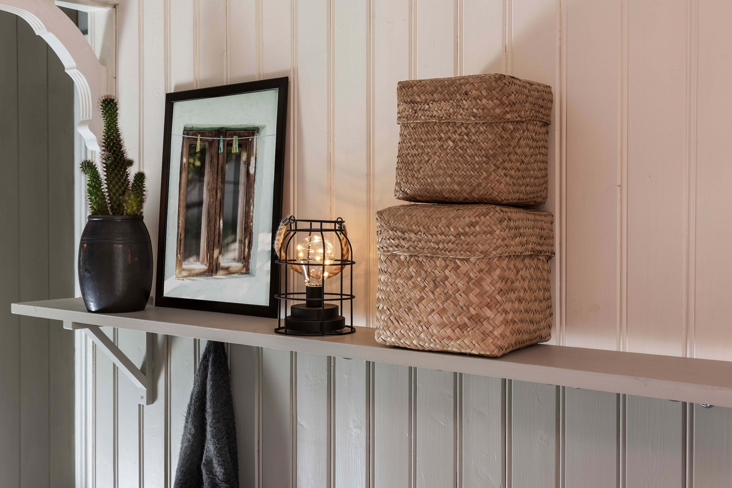 KONSTSMIDE LED Laterne "Weihnachtsdeko" LED-Modul 1 Stk. Warmweiß LED Metal günstig online kaufen