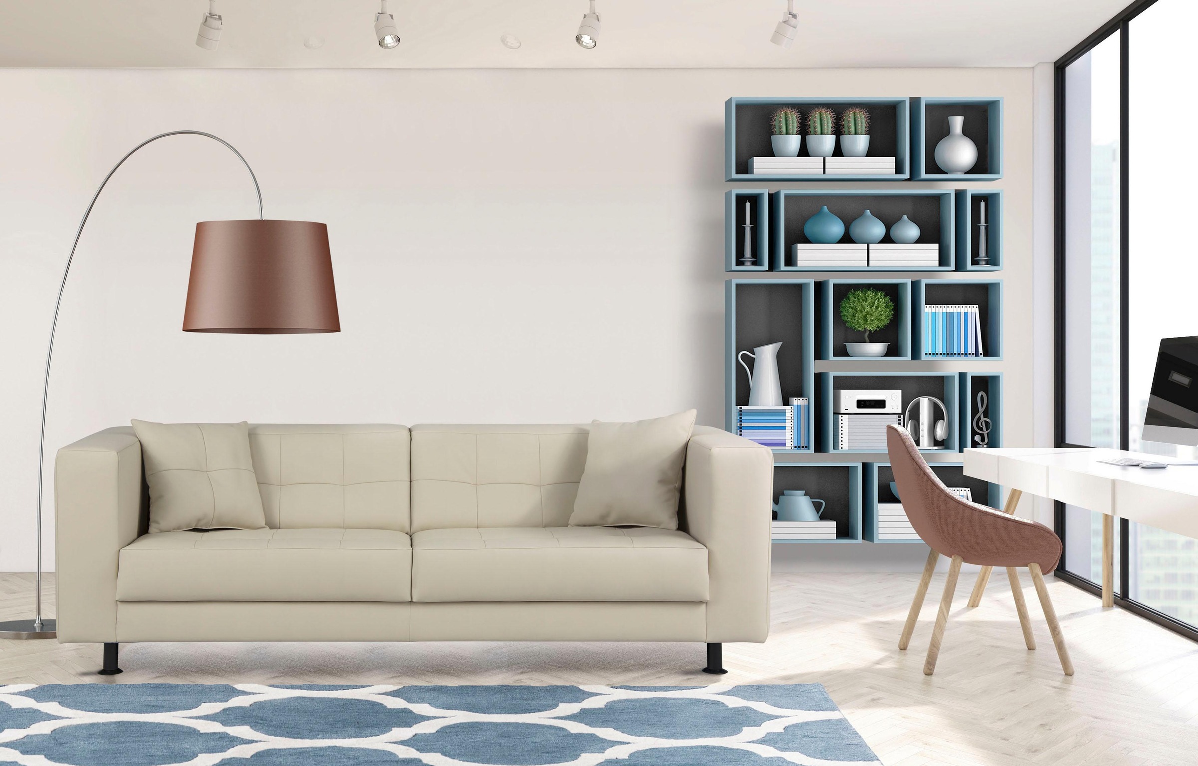 Home affaire 3-Sitzer "Bengo" mit Steppung im Sitz- und Rückenbereich, incl günstig online kaufen