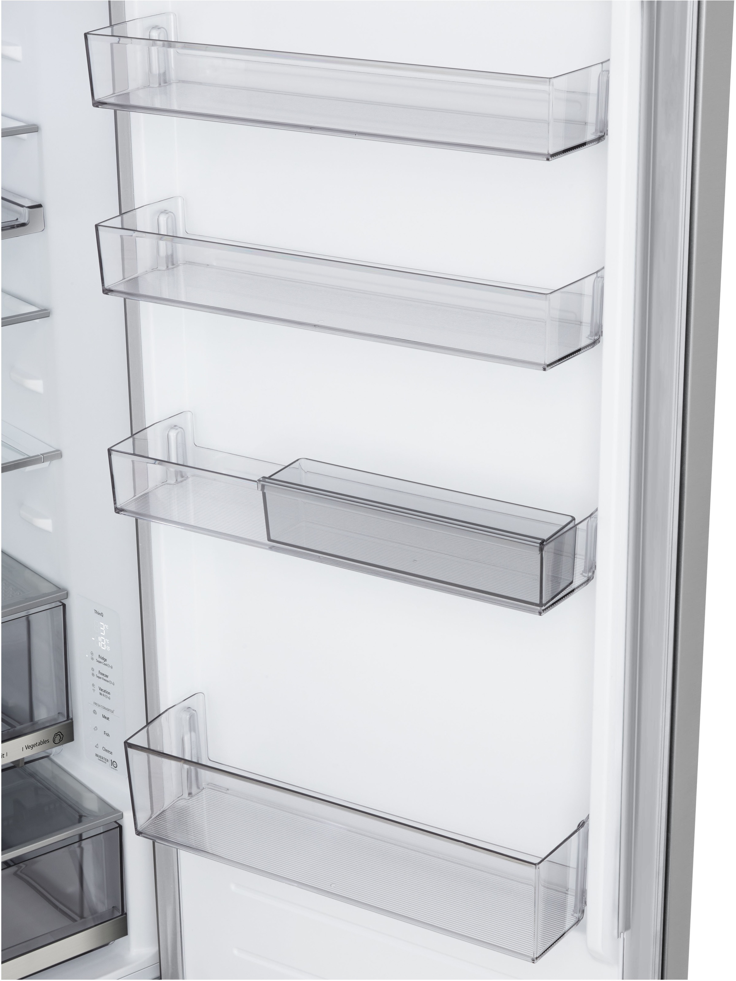 LG Kühl-/Gefrierkombination Serie 7 »GBBS726BPY« 203 cm hoch 59,7 cm breit Vollintegrierbarer Kühlschrank dank frontaler Luftzufuhr und Abluft