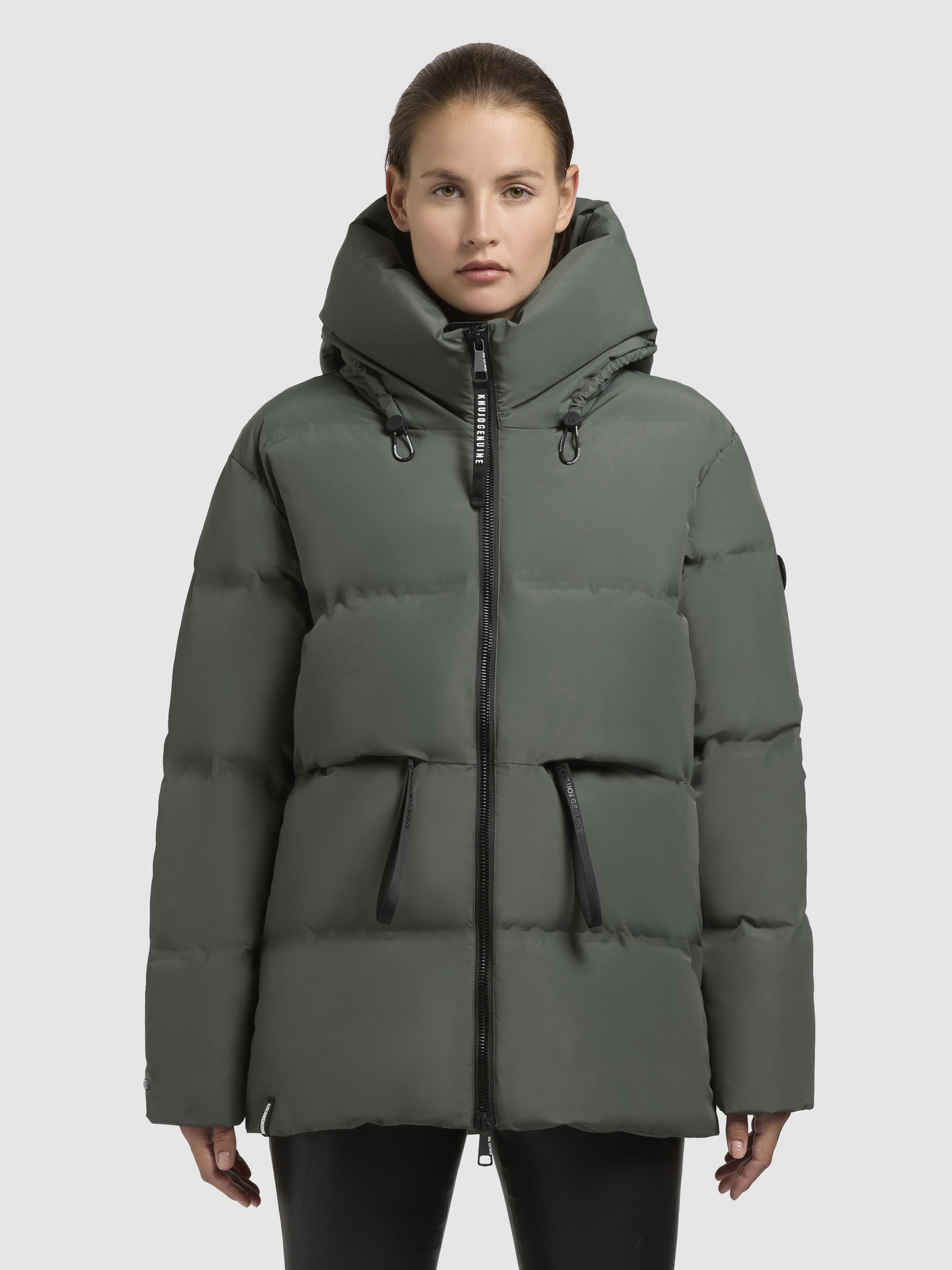 khujo Steppjacke »ELLIS«, mit Kapuze