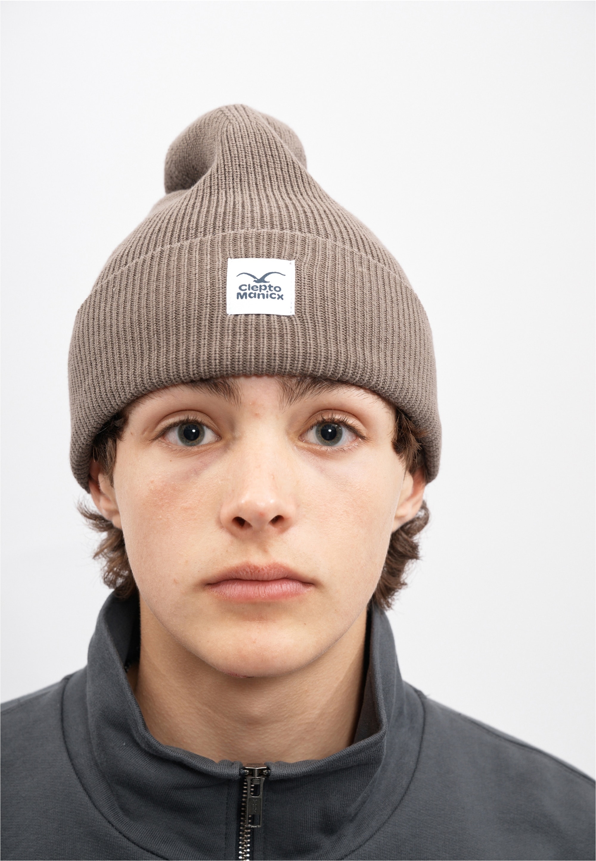 Cleptomanicx Beanie »CI« mit umgeschlagenem Rippstrick-Bund