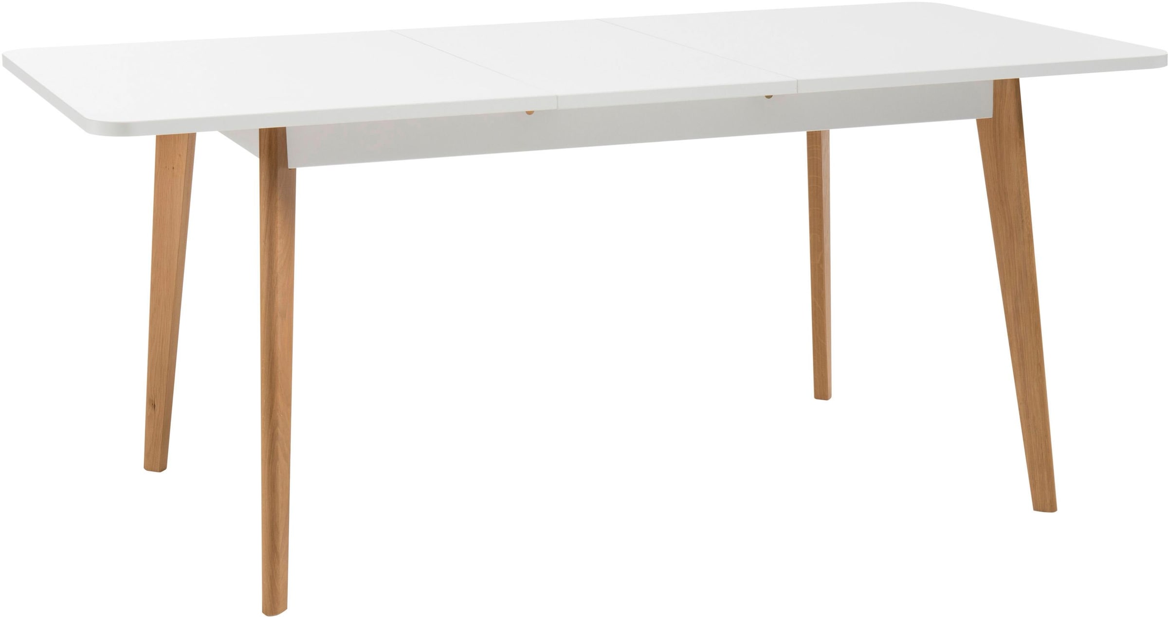 andas Esstisch »Merle«, Scandi BAUR (-180) cm, der kaufen Home | aus Collection 140 Breite freundin Design