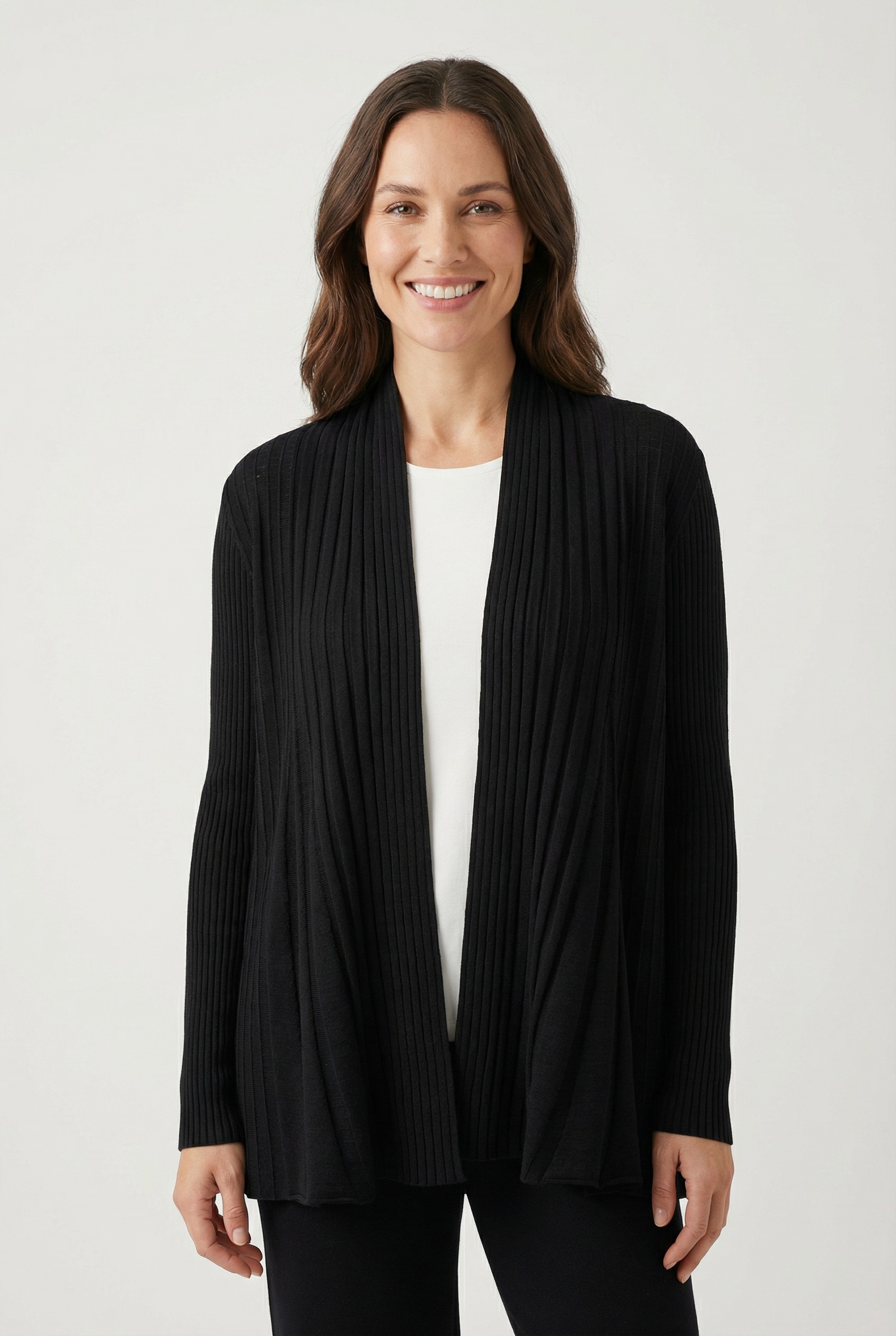 FREEQUENT Strickjacke "FQCLAUDISSE-S-CAR" in Feinstrick-Qualität und ohne V günstig online kaufen