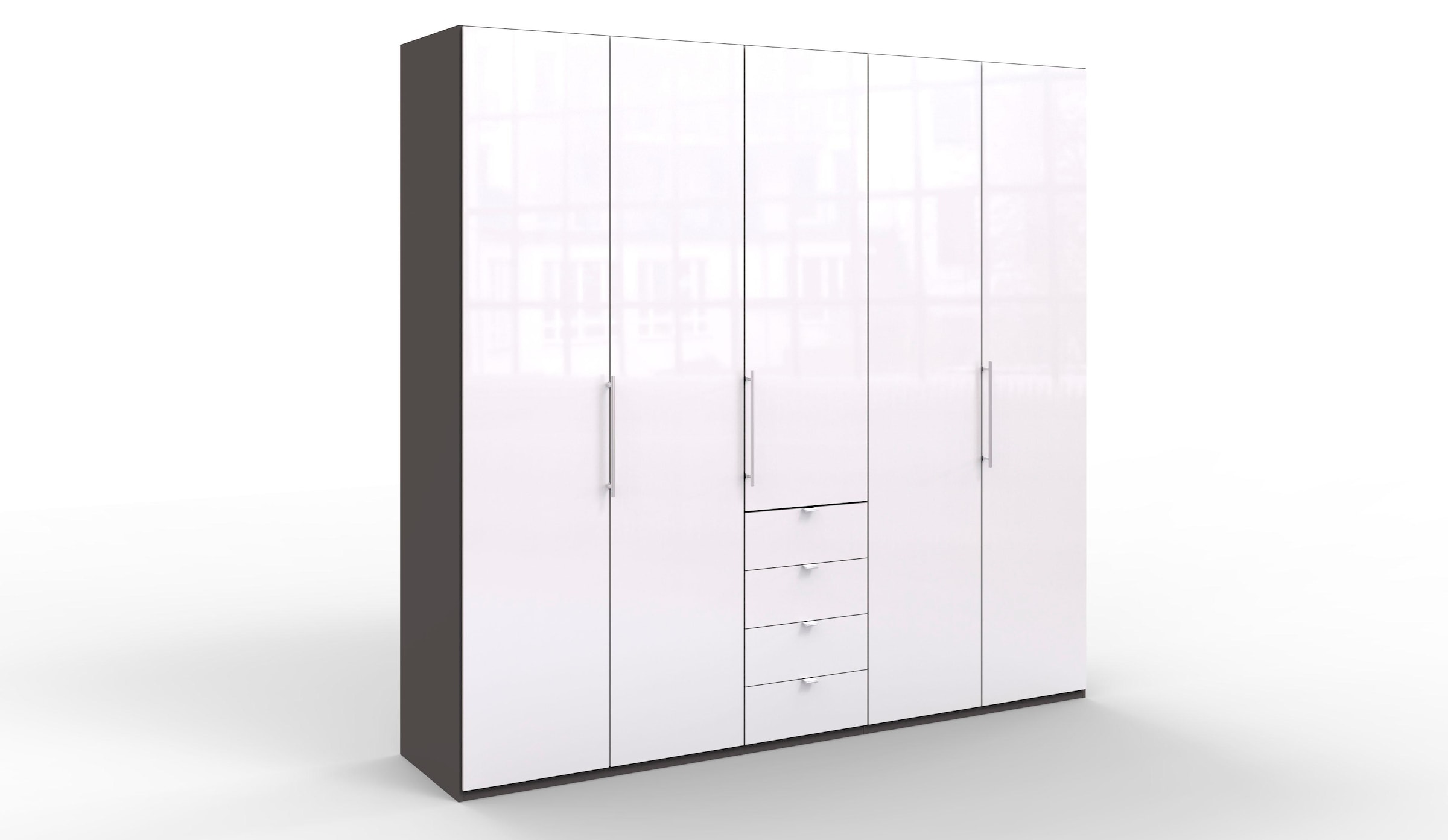 WIEMANN Kleiderschrank "Loft", Glasfront günstig online kaufen