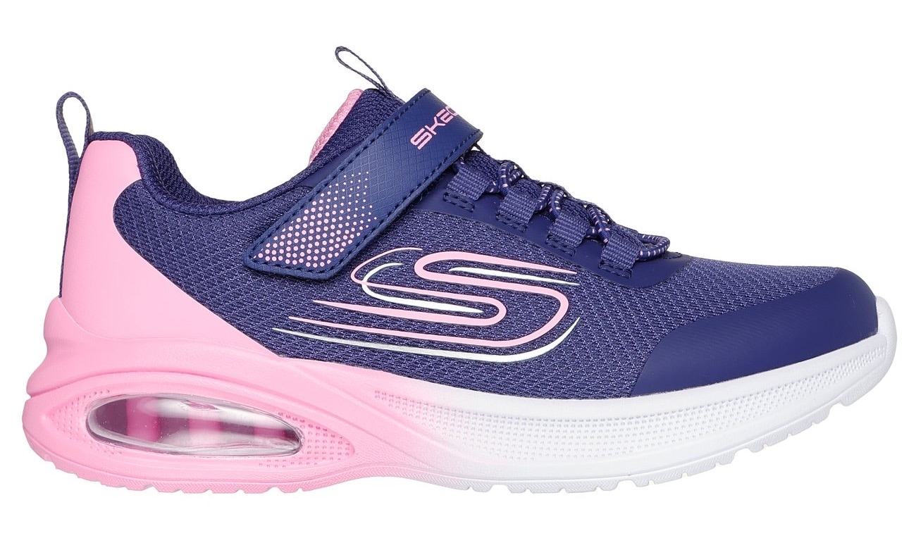 Skechers Sneaker »MICROSPEC MAX ADVANCE«, Slip-OnSneaker, Klettverschluss,S-Logo, Größenschablone zum Download