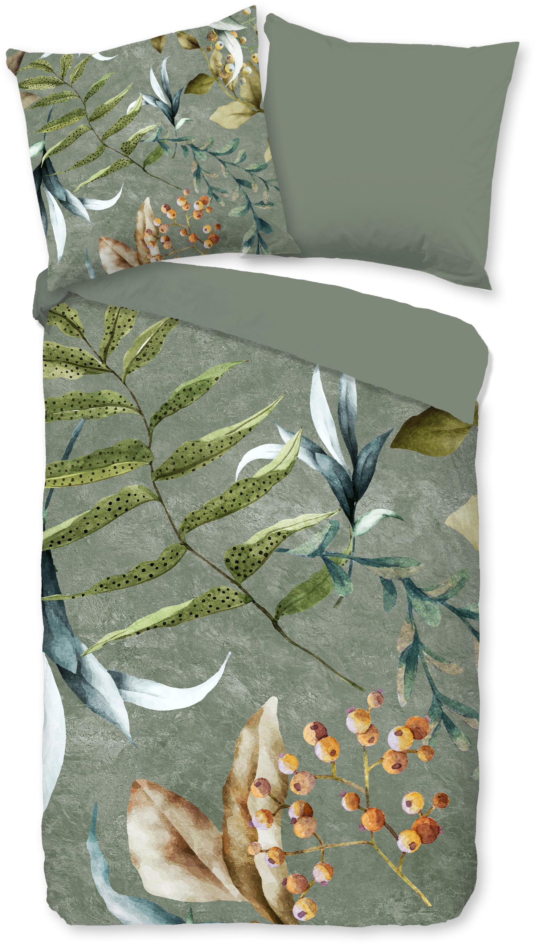 good morning Wendebettwäsche "Janika" 2 Stk. tlg. 100% Baumwolle, Renforcé, günstig online kaufen