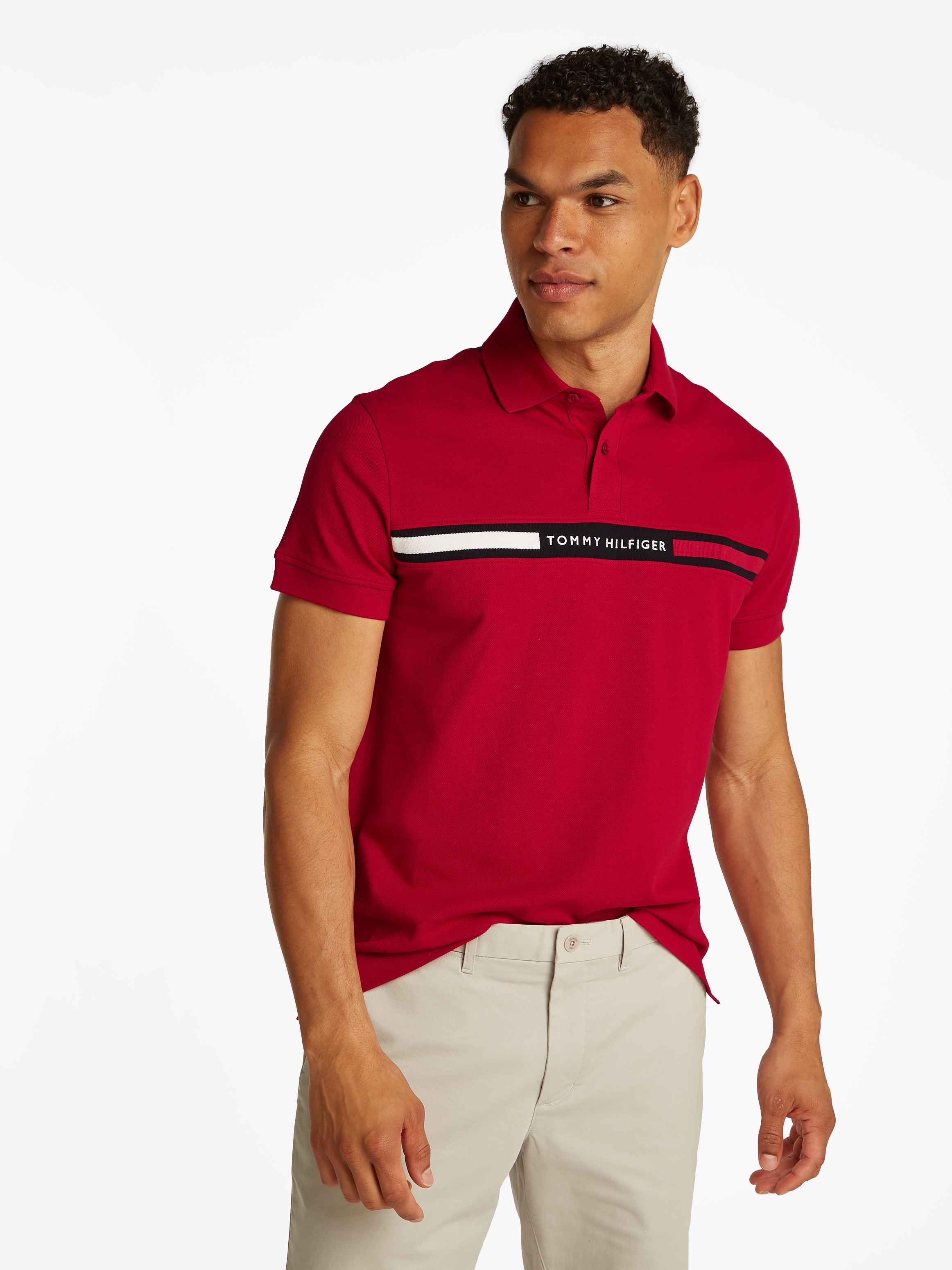 Tommy Hilfiger "HILFIGER CHEST INSERT REG POLO" günstig online kaufen