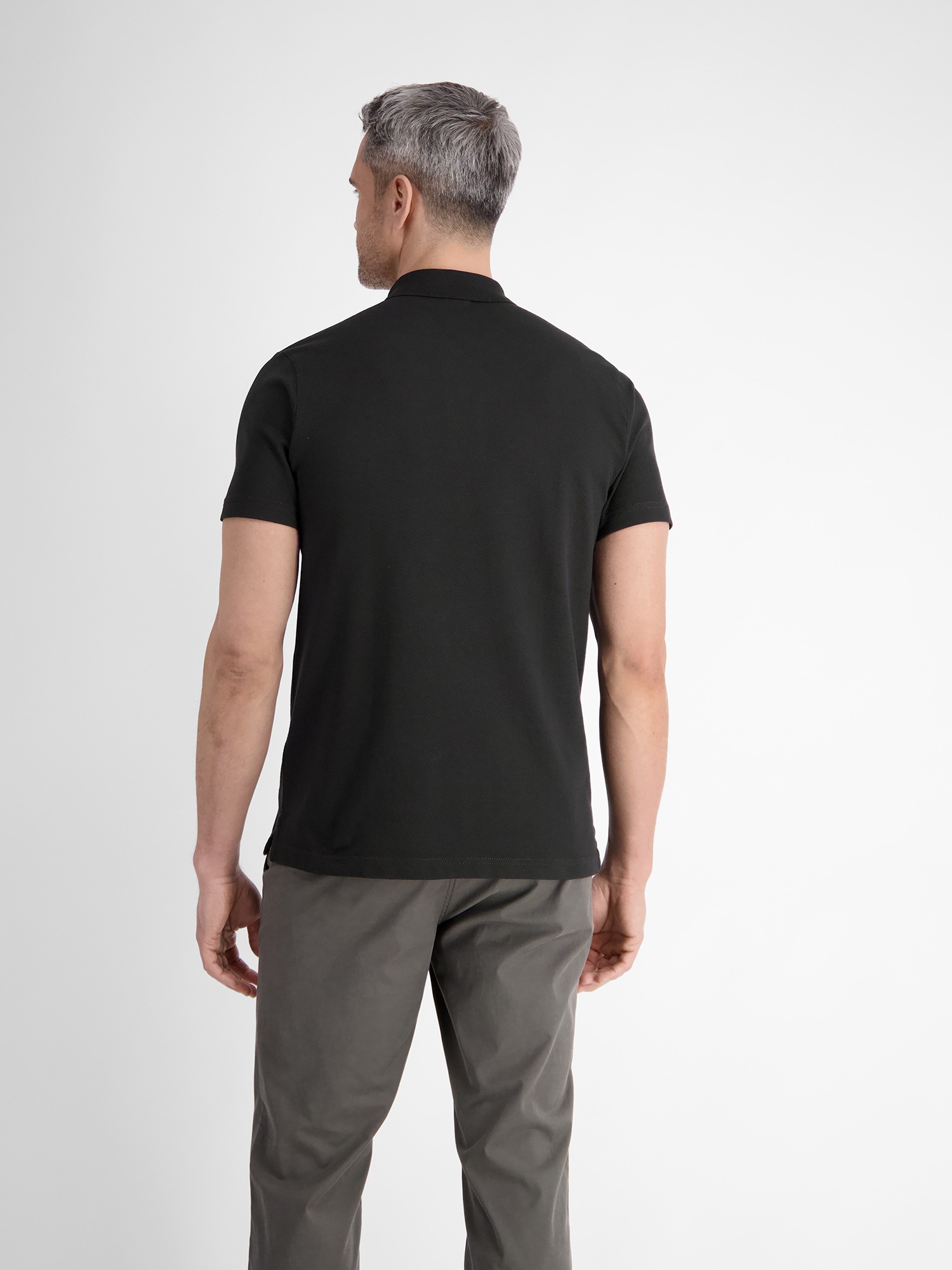 LERROS Poloshirt "Poloshirt mit Waffelstruktur aus 100 % Baumwolle" günstig online kaufen