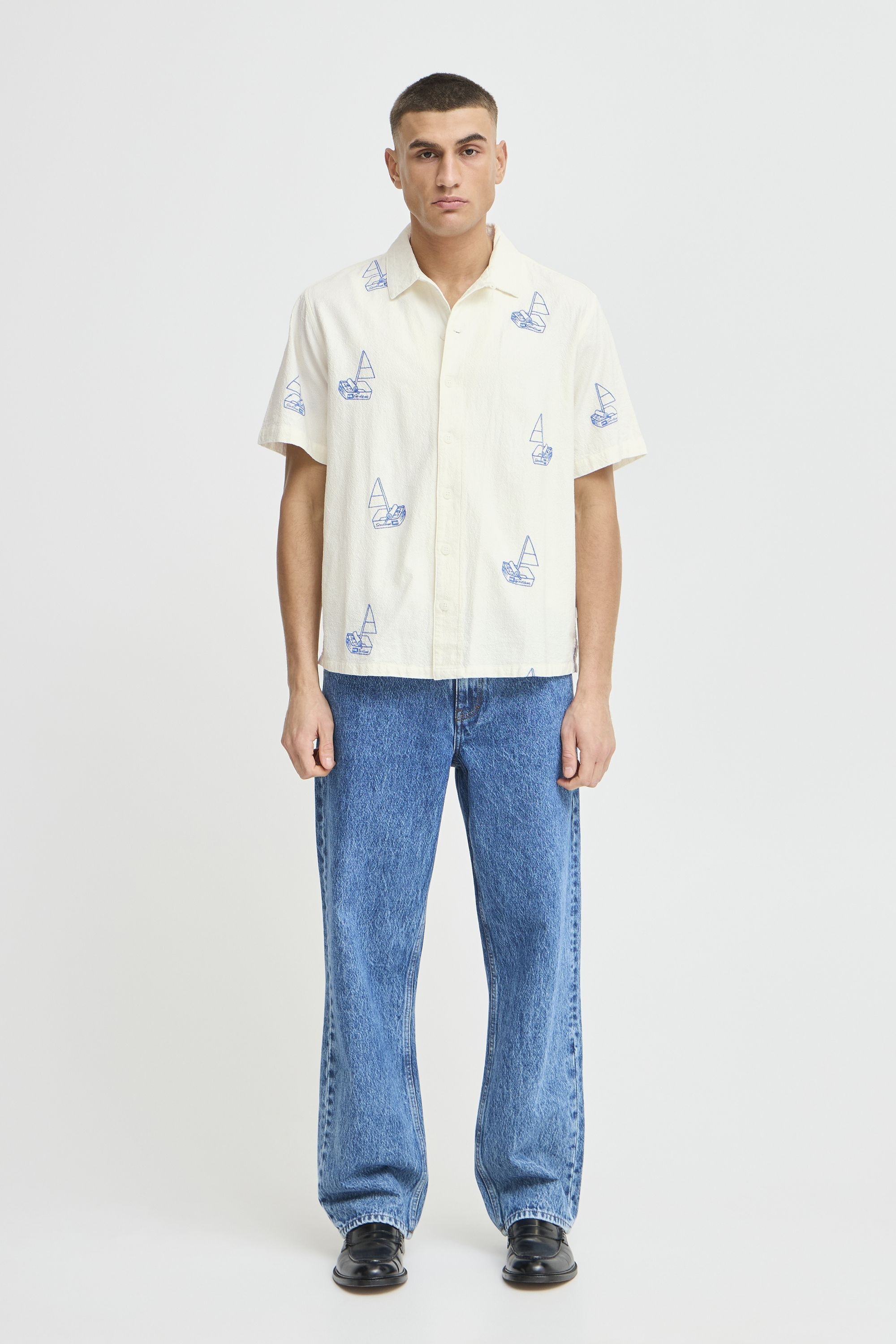 Solid Kurzarmshirt "Kurzarmhemd SDOTTILD" günstig online kaufen