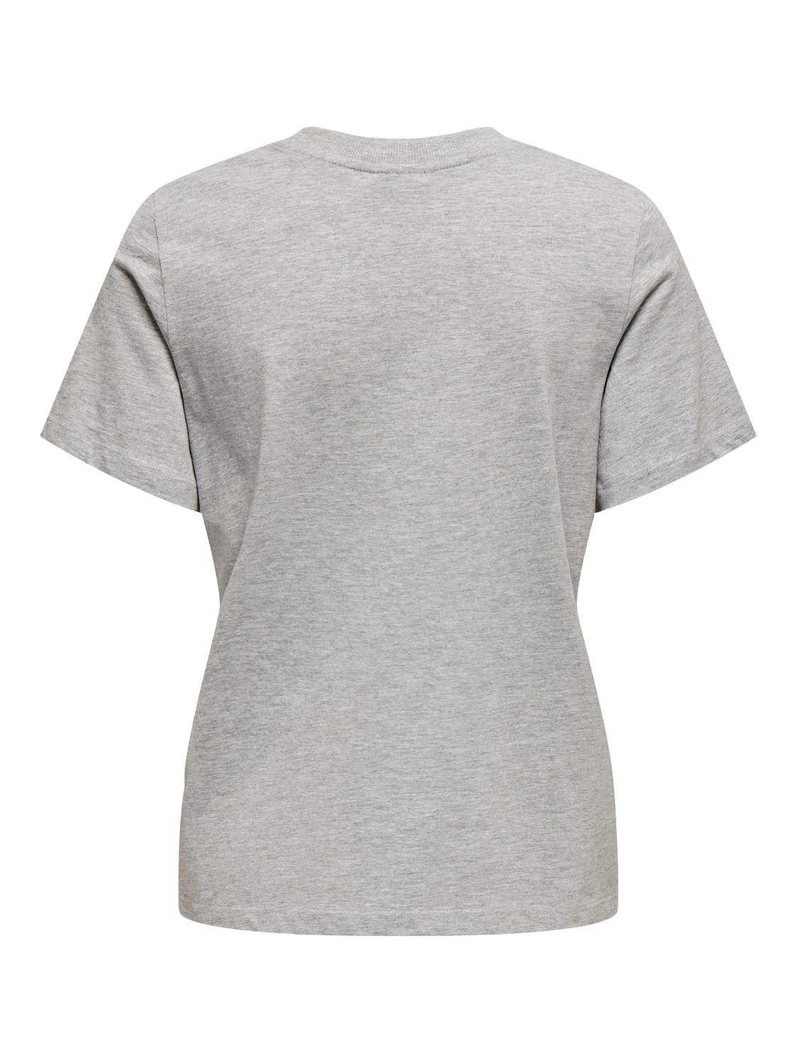 JDY Kurzarmshirt "JDYPISA S/S PRINT TOP JRS NOOS", mit Herz Stickerei günstig online kaufen