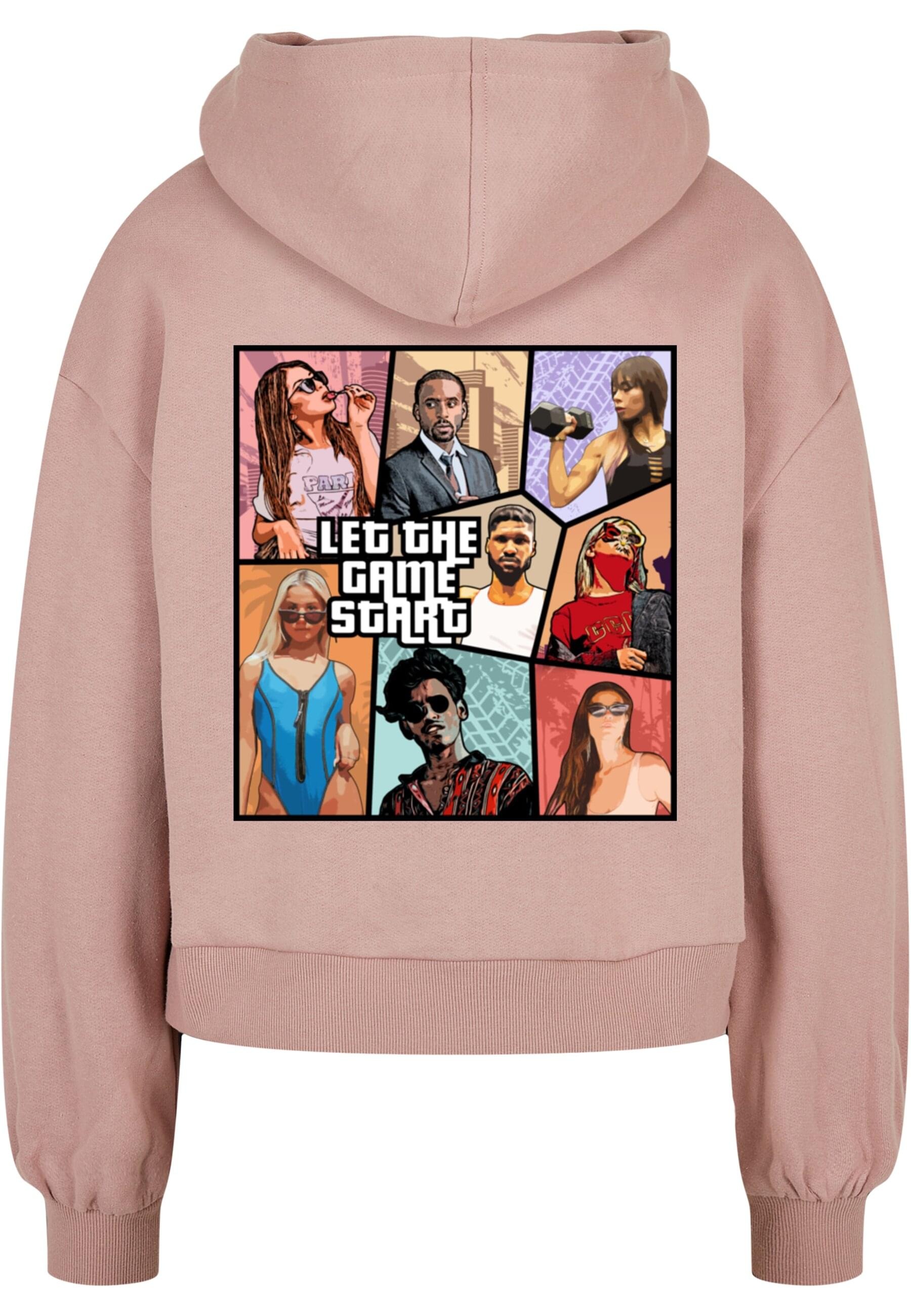 Merchcode Kapuzenpullover »Merchcode Damen Ladies Grand Collage Organic Oversized Hoodie«, (1 tlg.)