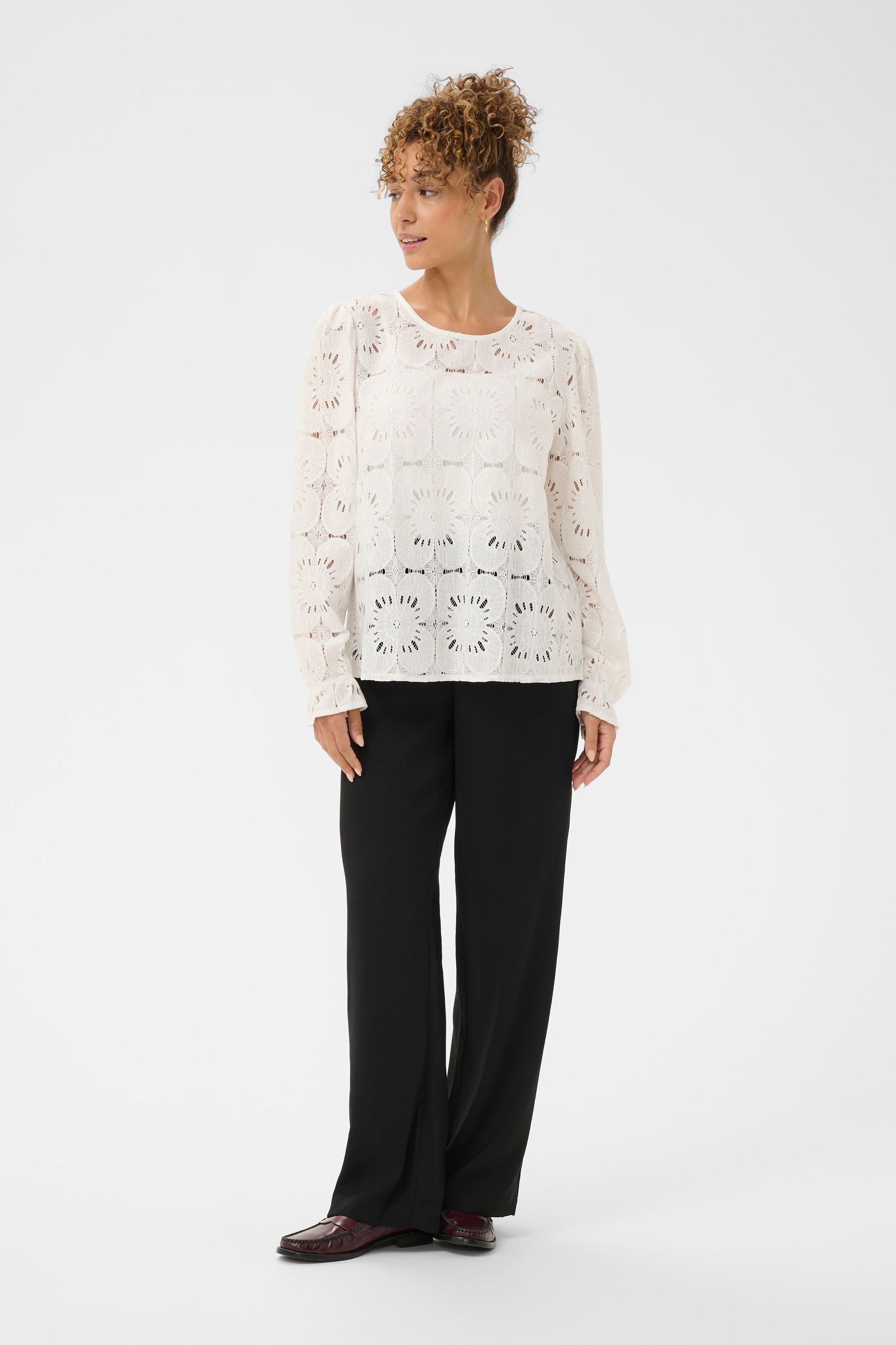 Cream Langarmbluse »Damen Bluse langarm CRLibby«