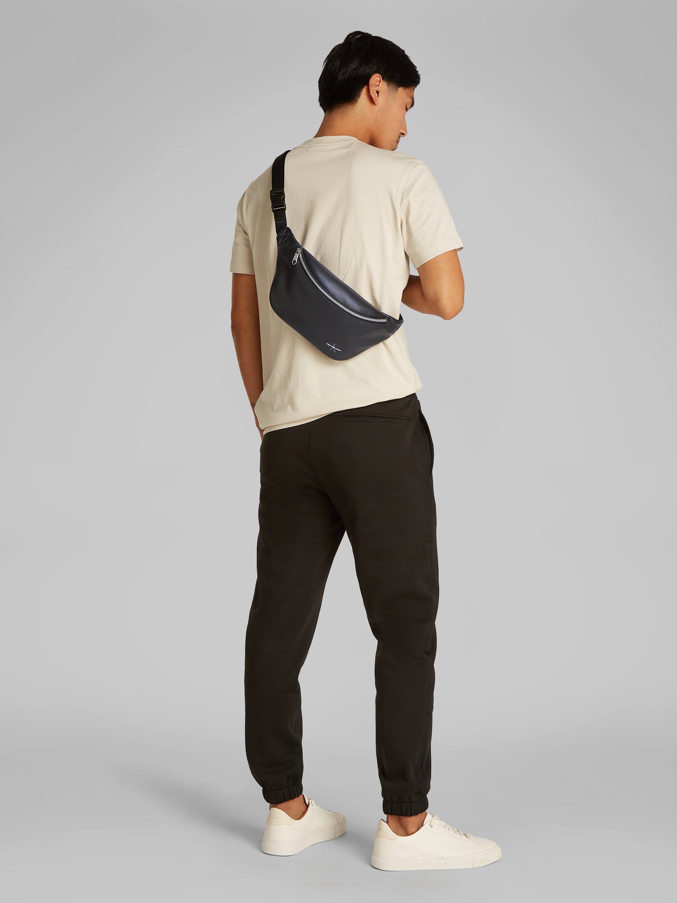 Calvin Klein Jeans Gürteltasche »MONO LOGO WAISTBAG 38«, Herren Bauchtasche, Body Bag, Gürteltasche mit Reißverschluss
