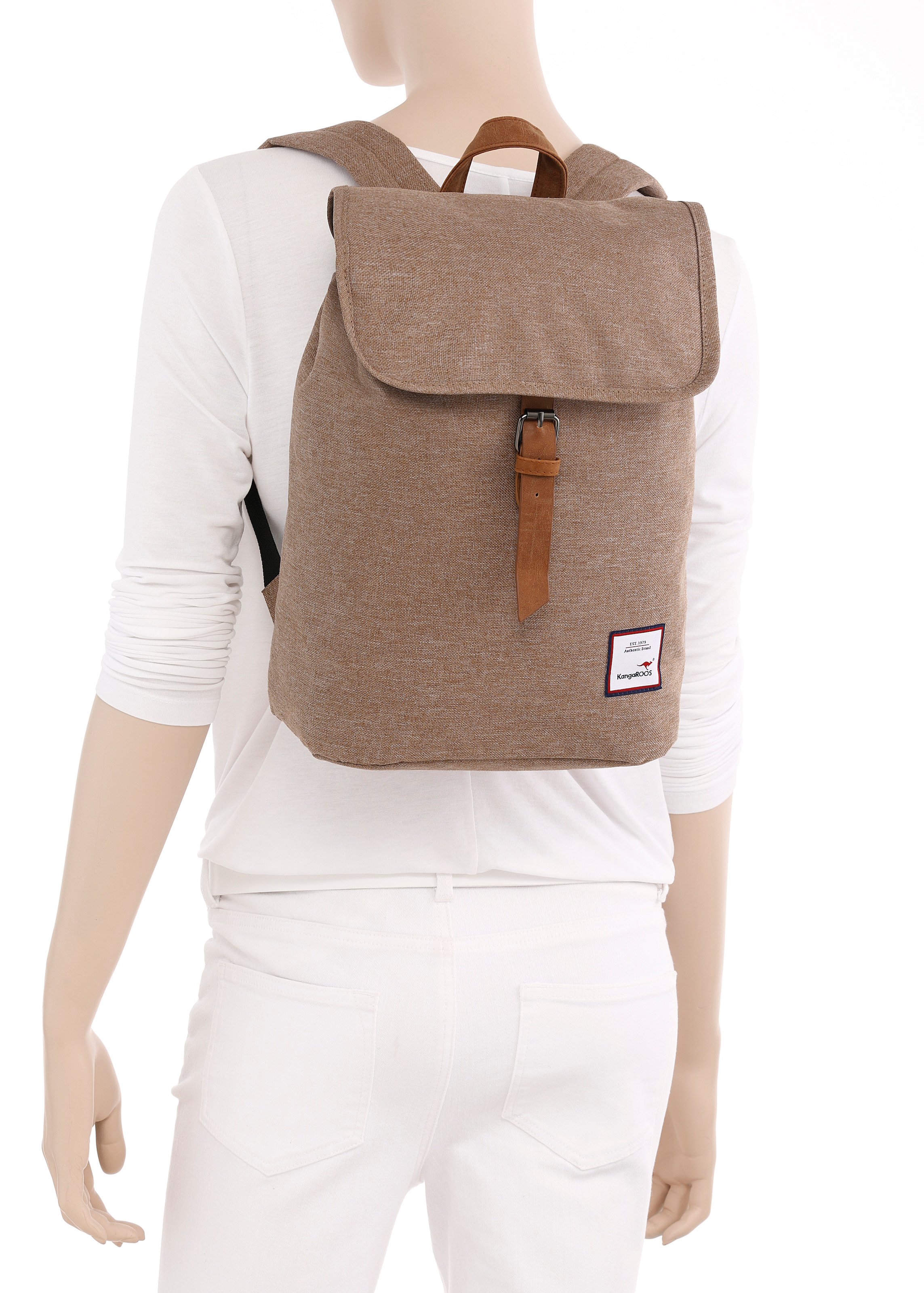 KangaROOS Cityrucksack, in schlichter Optik