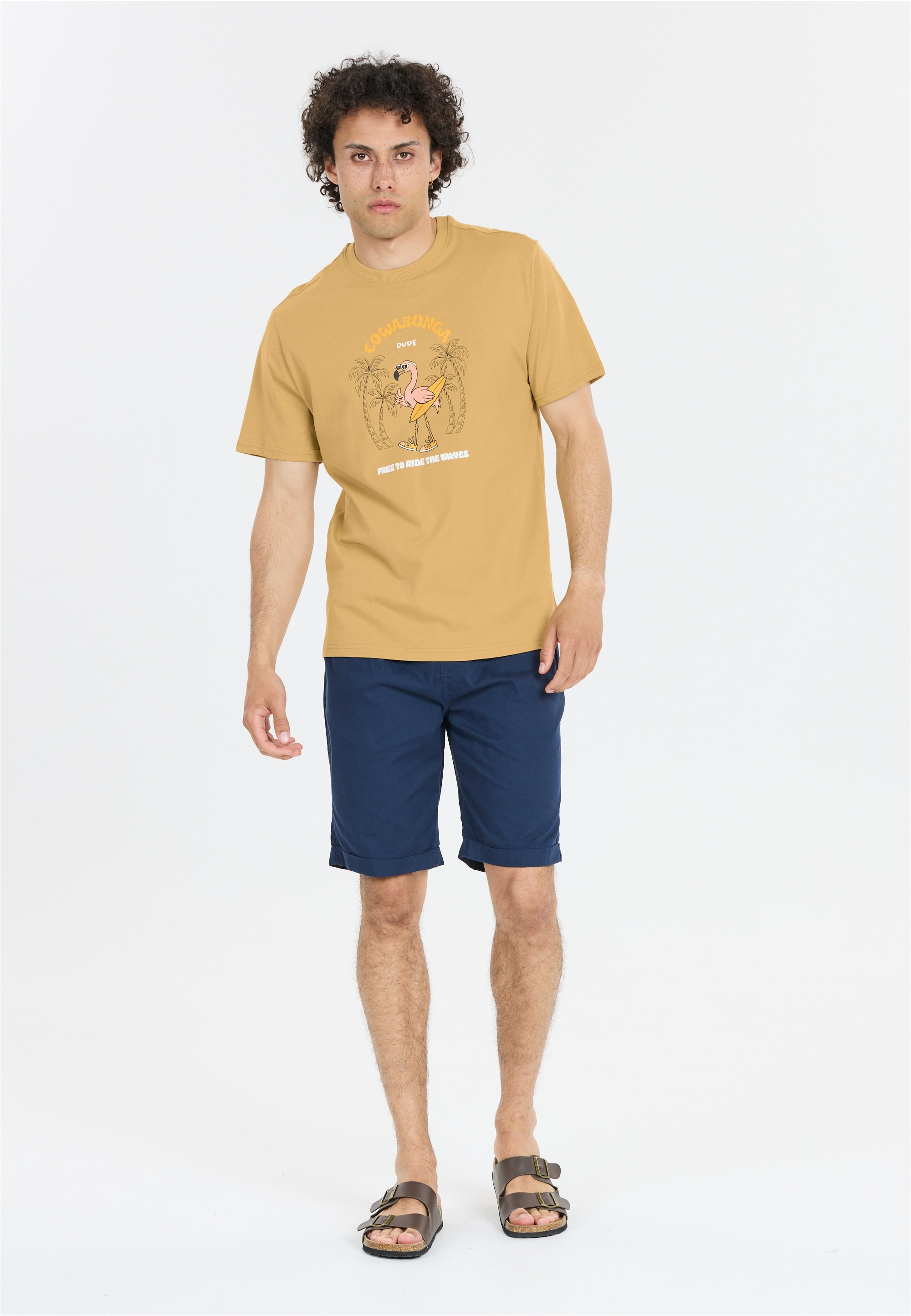 CRUZ "Ankara" aus reiner Baumwolle mit Feel-Good-Print