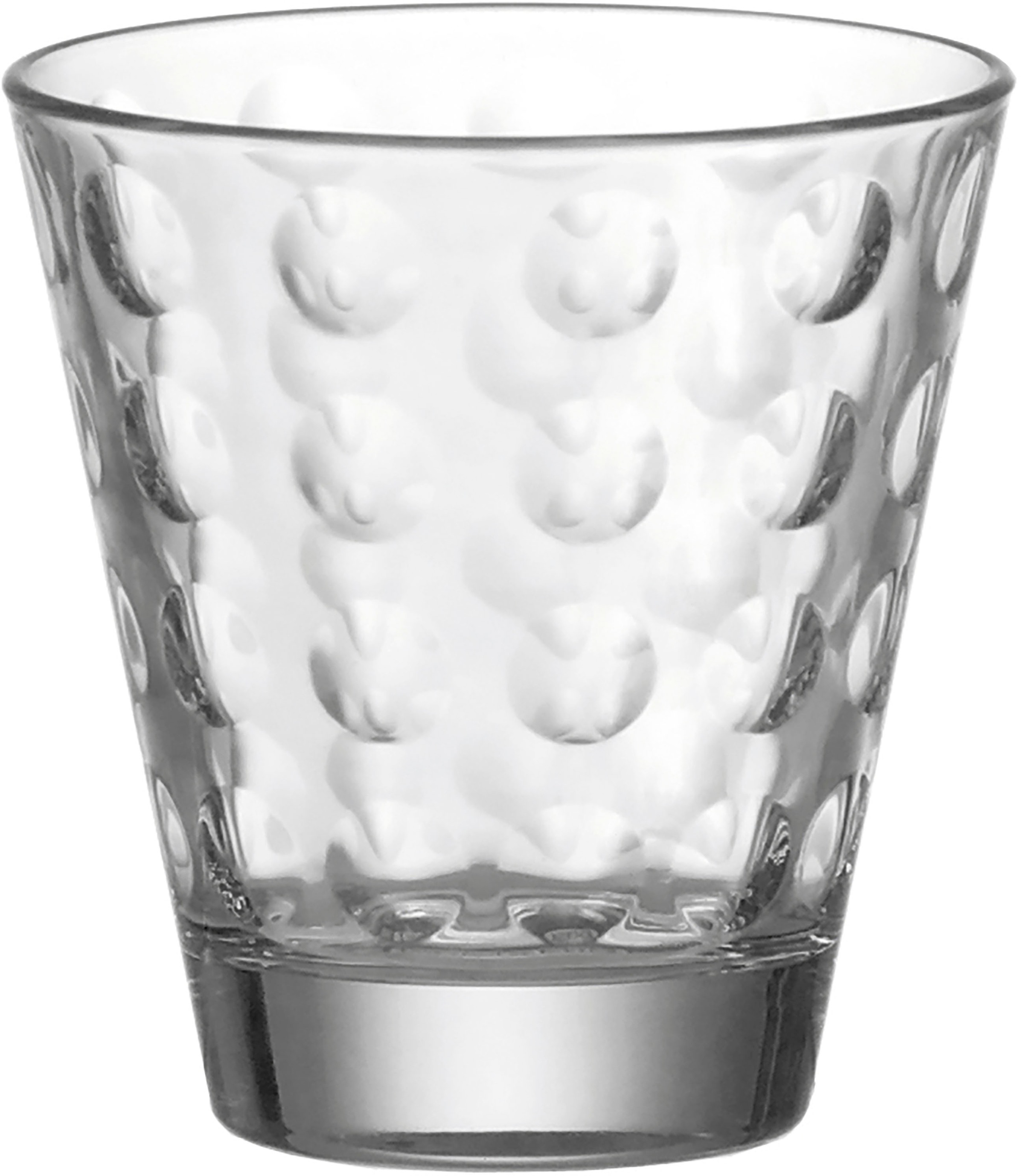 LEONARDO Gläser-Set »OPTIC«, (Set, 6 tlg.), 215 ml, 6-teilig