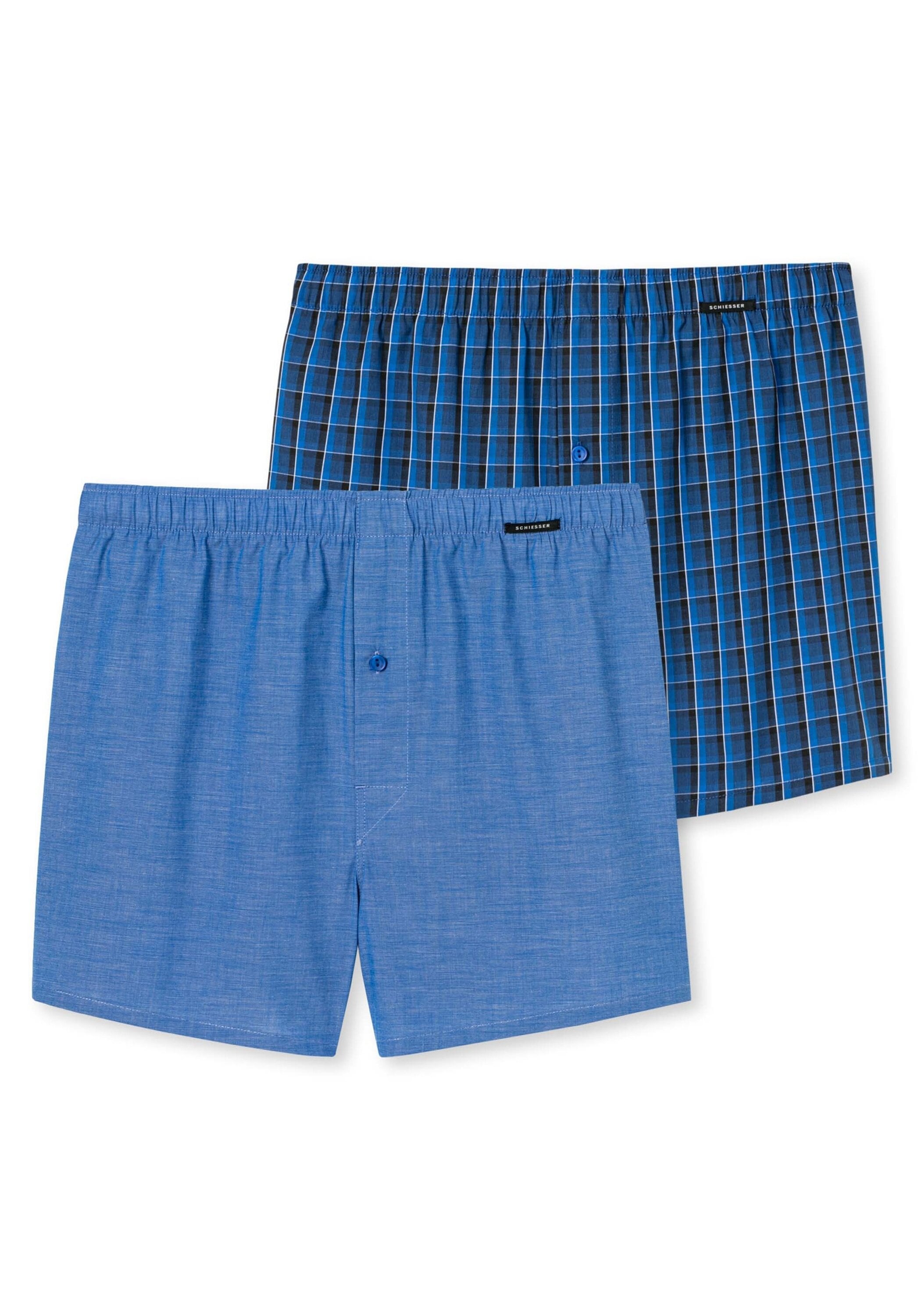 Schiesser Boxershorts "Web-Boxershorts 2er Pack"