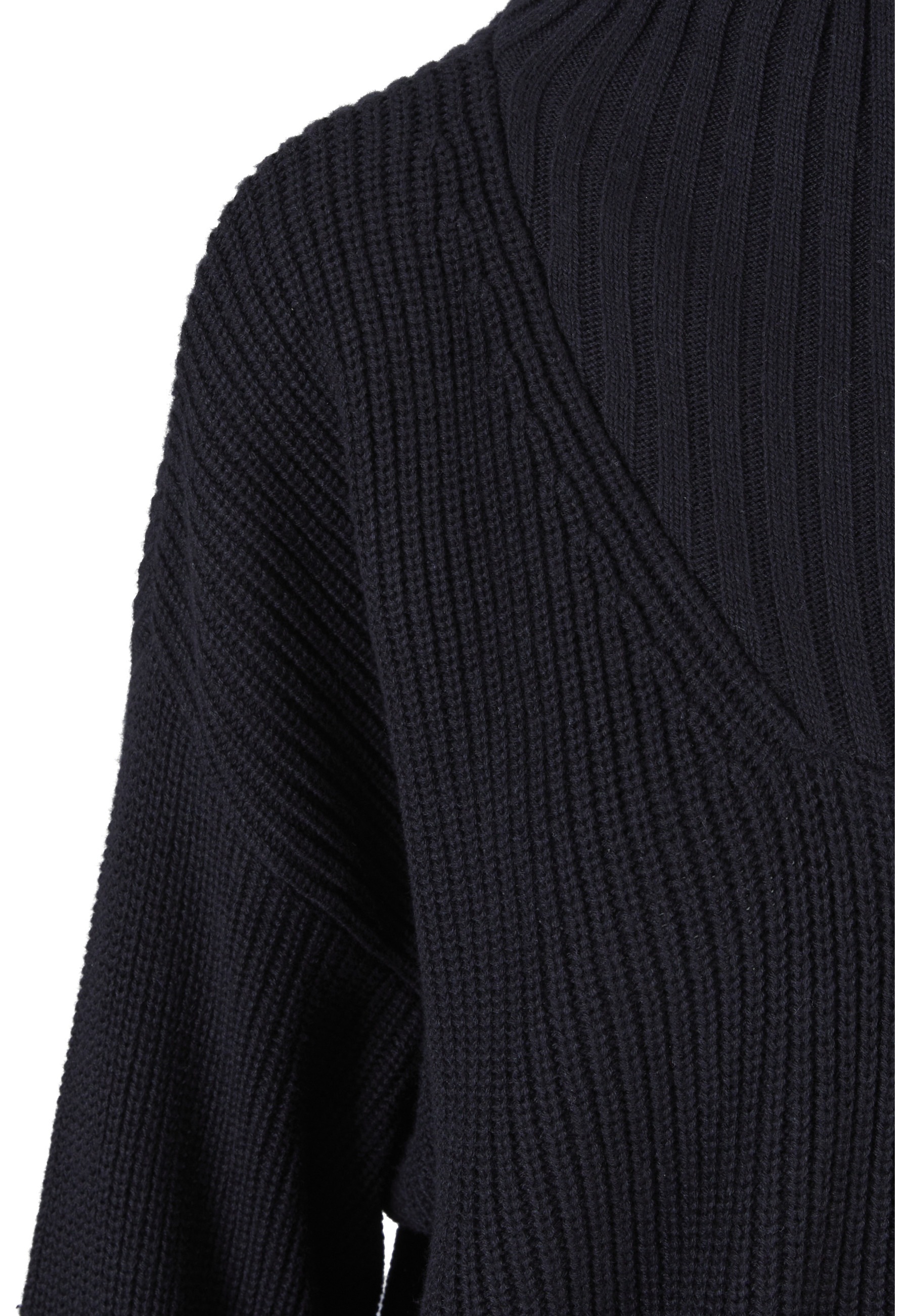 URBAN CLASSICS Strickjacke »Urban Classics Damen Ladies Knitted Zip Cardigan« 1 Stk.