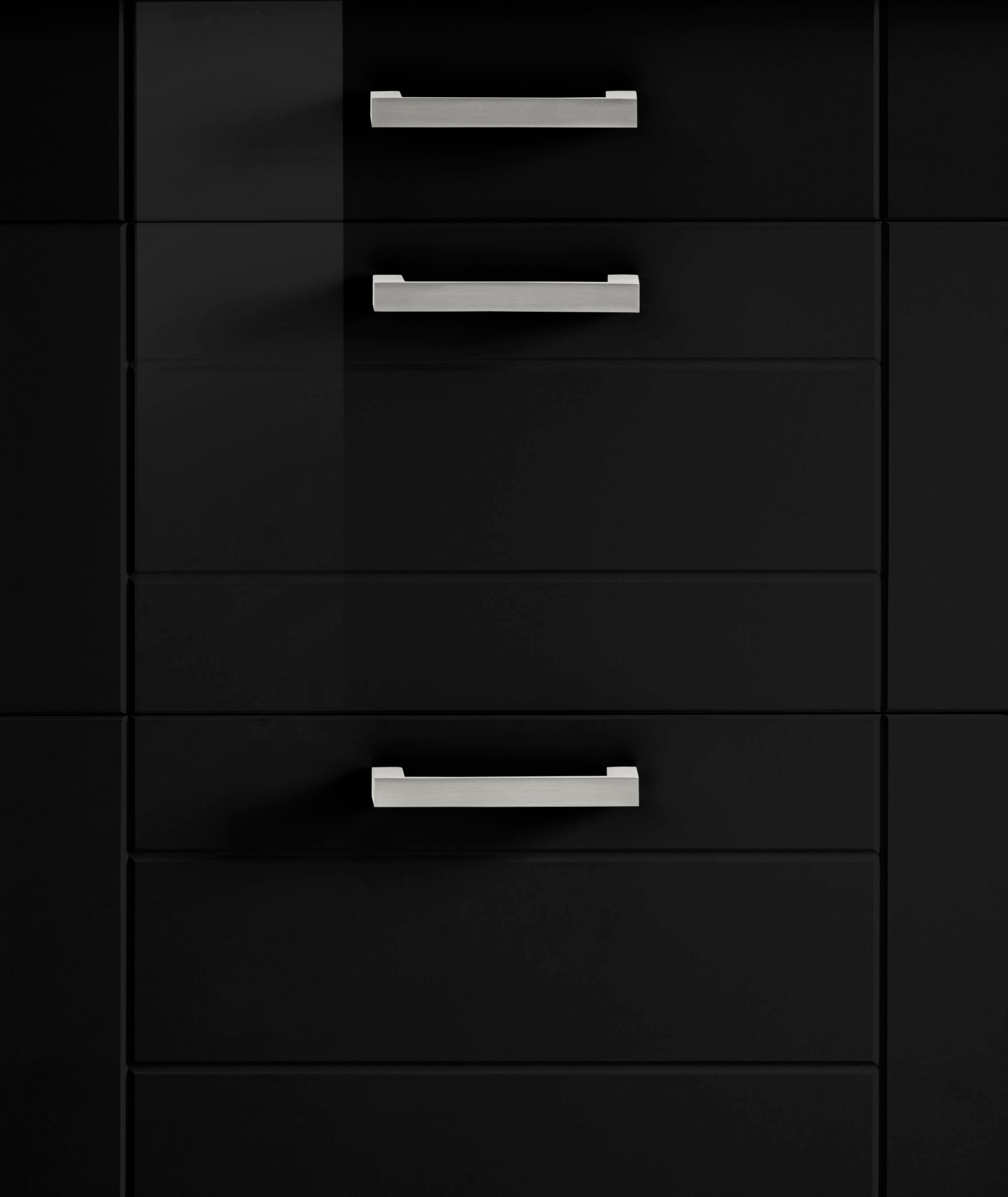 KOCHSTATION Auszugsunterschrank »KS-Tinnum«, 60 cm breit, MDF-Fronten, Metallgriff, 1 Schubkasten, 2 Auszüge