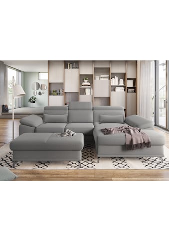 sit&more Sit&more Ecksofa »Cabrio« su Sitztiefe...