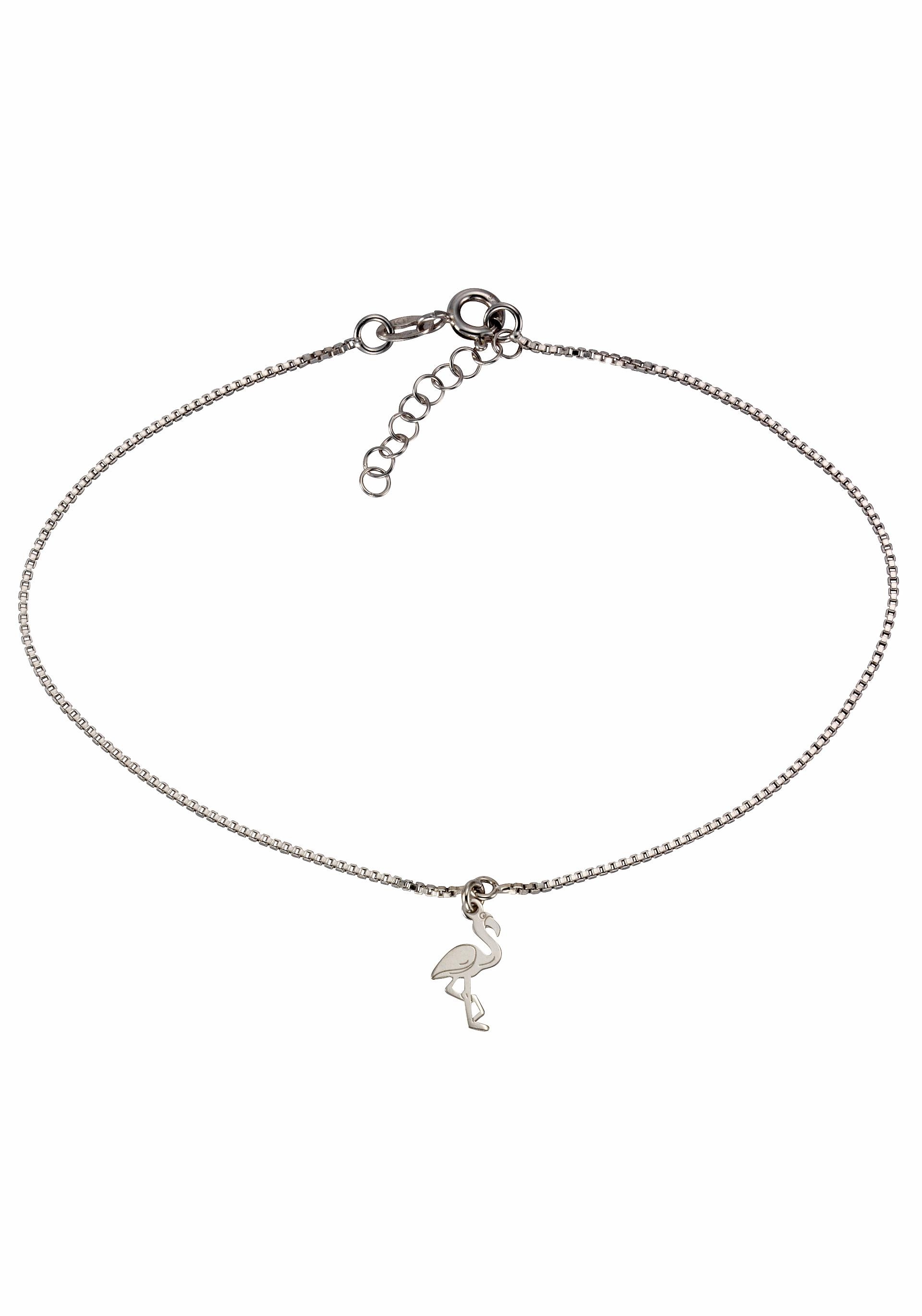 Fußkette »Schmuck Geschenk Silber 925 Körperschmuck Flamingo Venezianerkette«