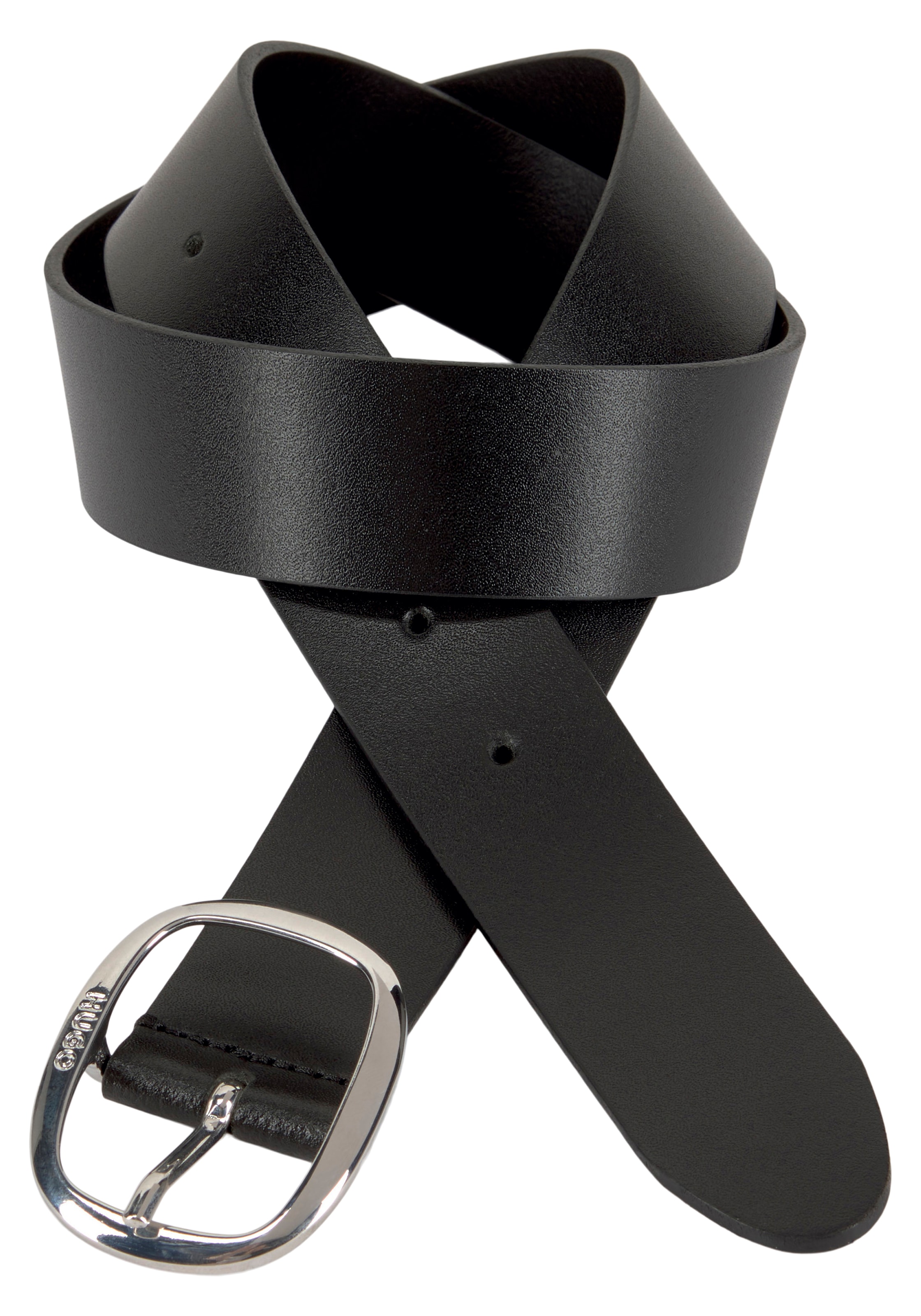 online HUGO | Logoprägung bestellen BAUR Ledergürtel Schliesse der HUGO »Cami-St_Sz35«, mit auf