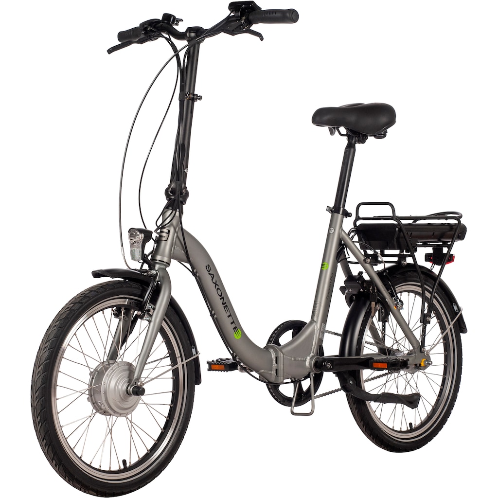 SAXONETTE E-Bike »Compact Plus 2.0«, 3 Gang, Frontmotor 250 W, (mit Akku-Ladegerät)