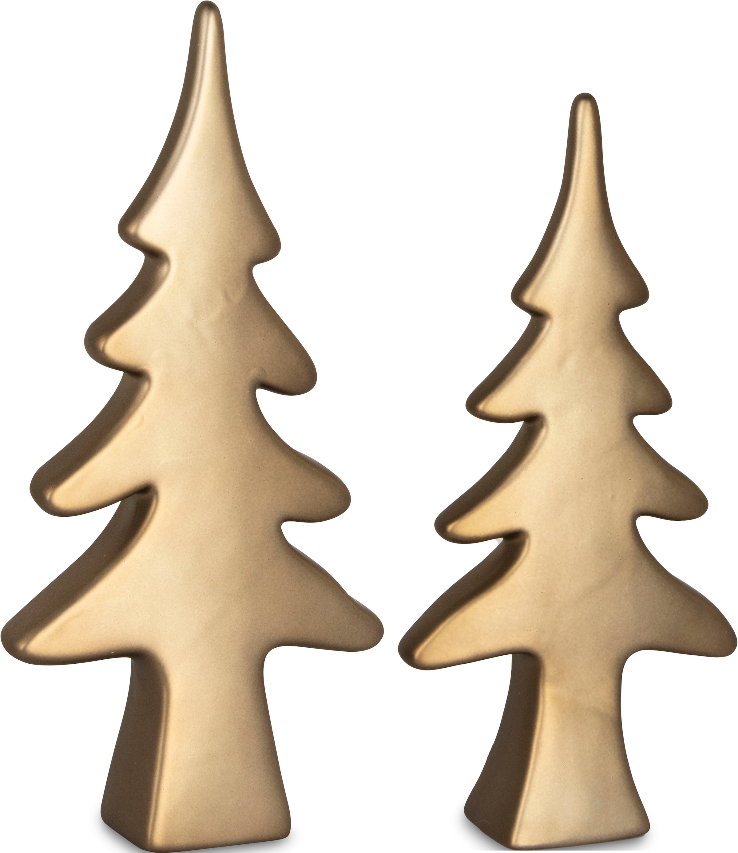 Dekobaum »Pierre«, Weihnachtsdeko, Baum aus Dolomit, Höhe ca. 19,2 cm und 22,4 cm