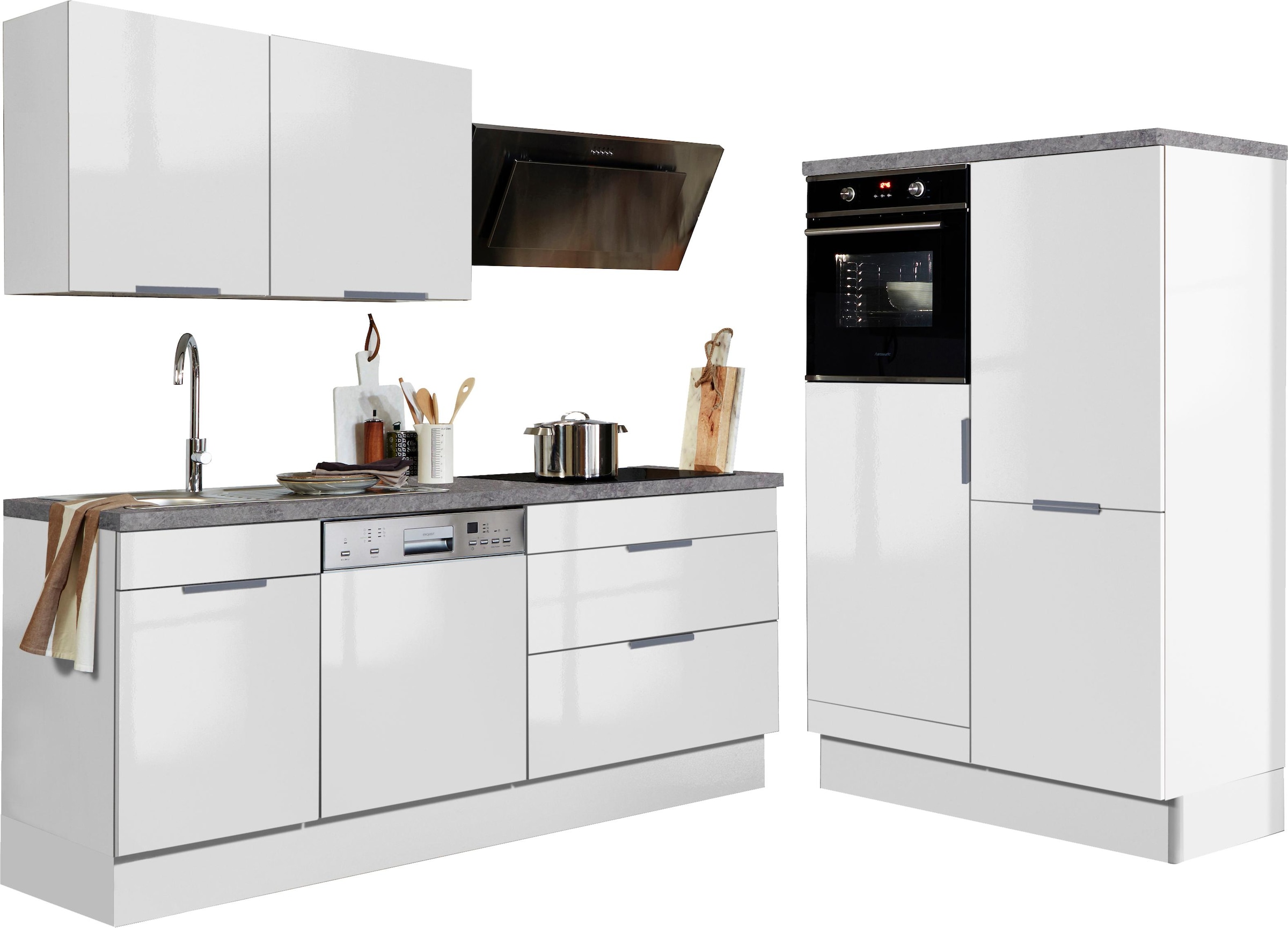 OPTIFIT Küchenzeile 320 BAUR E-Geräte, cm mit Soft-Close- Breite ohne Funktion, und kaufen | »Tara«, Vollauszug