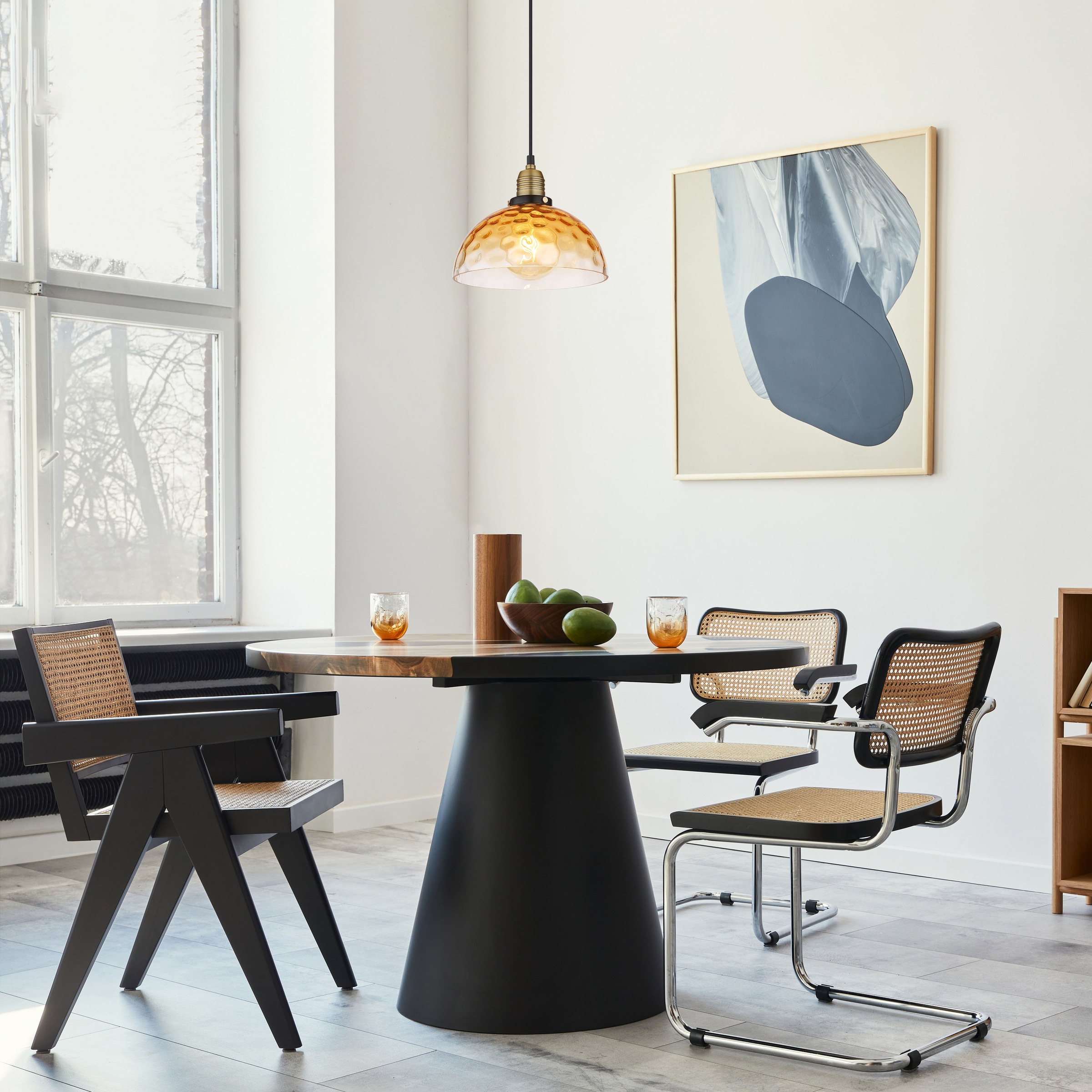 GLOBO LIGHTING Hängeleuchte »SALVY«, Leuchtmittel E27 | ohne Leuchtmittel, Hängelampe/Pendelleuchte/Esszimmer/Wohnzimmer/Esstisch
